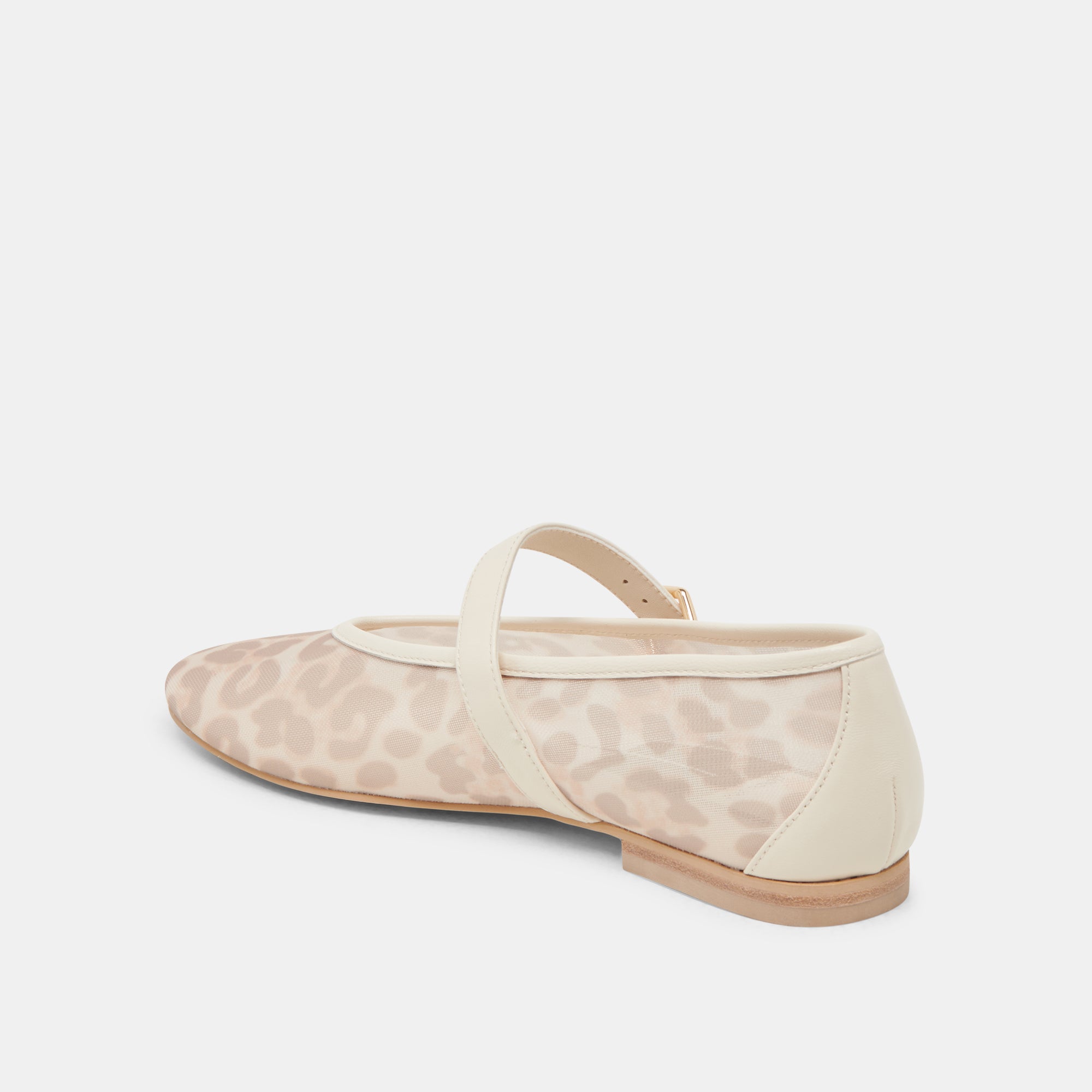 ROSLYN BALLET FLATS WHITE LEOPARD MESH - Image 8