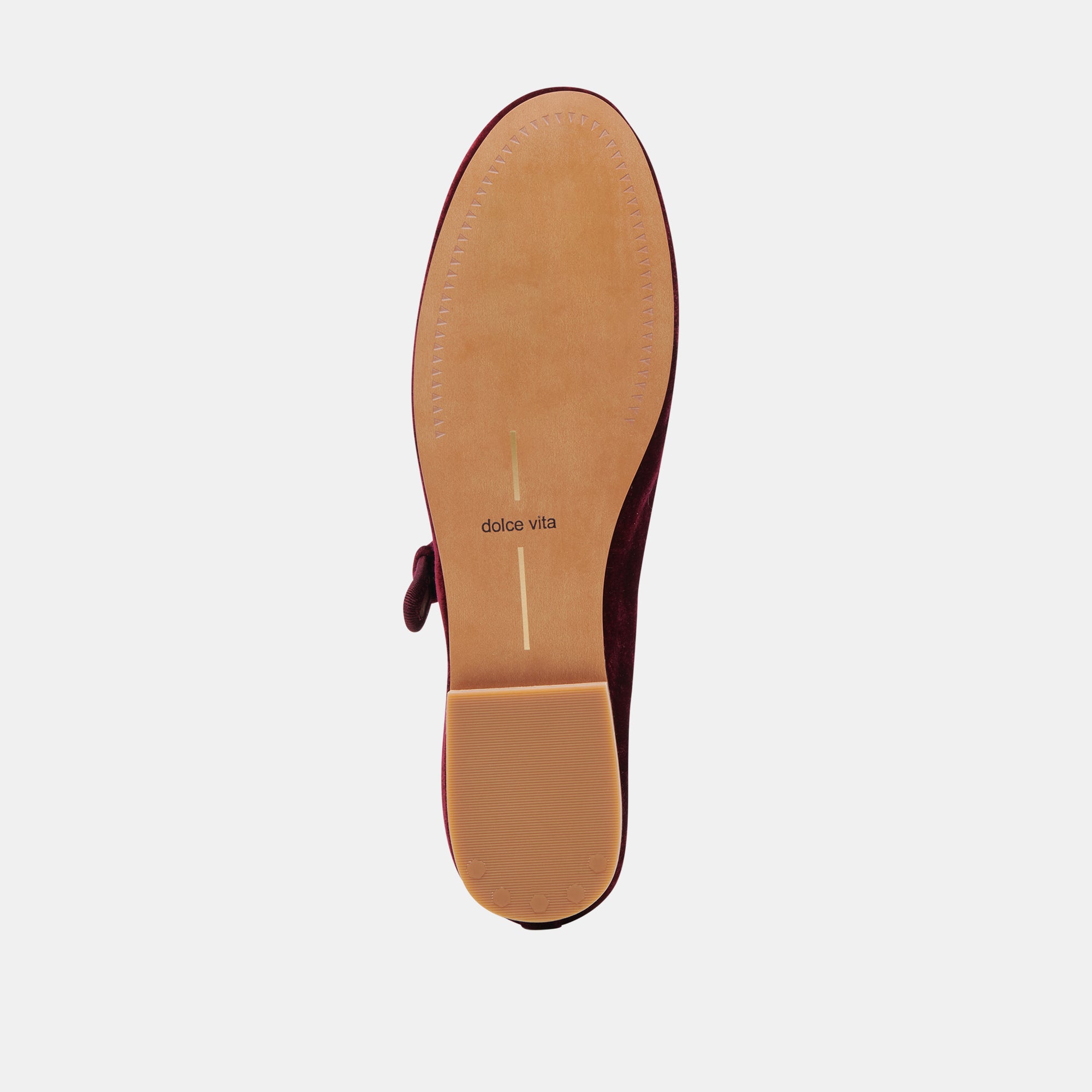 ROSLYN BALLET FLATS WINE VELVET - Image 10