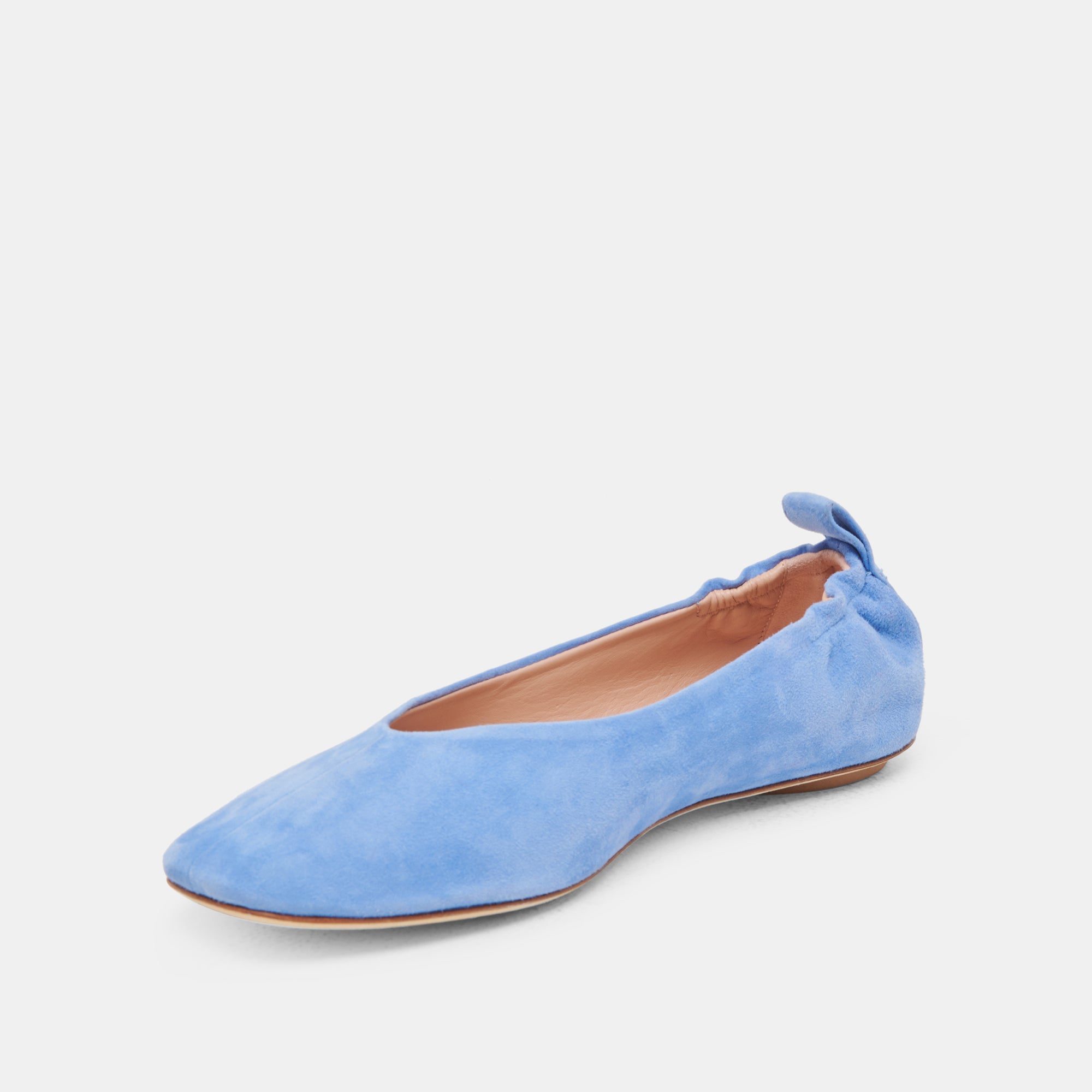 VINNIE BALLET FLATS DUSTY BLUE SUEDE - Image 7