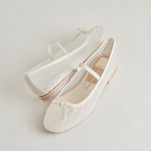 CADEL BALLET FLATS IVORY MESH