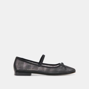 CADEL BALLET FLATS ONYX MESH - re:vita