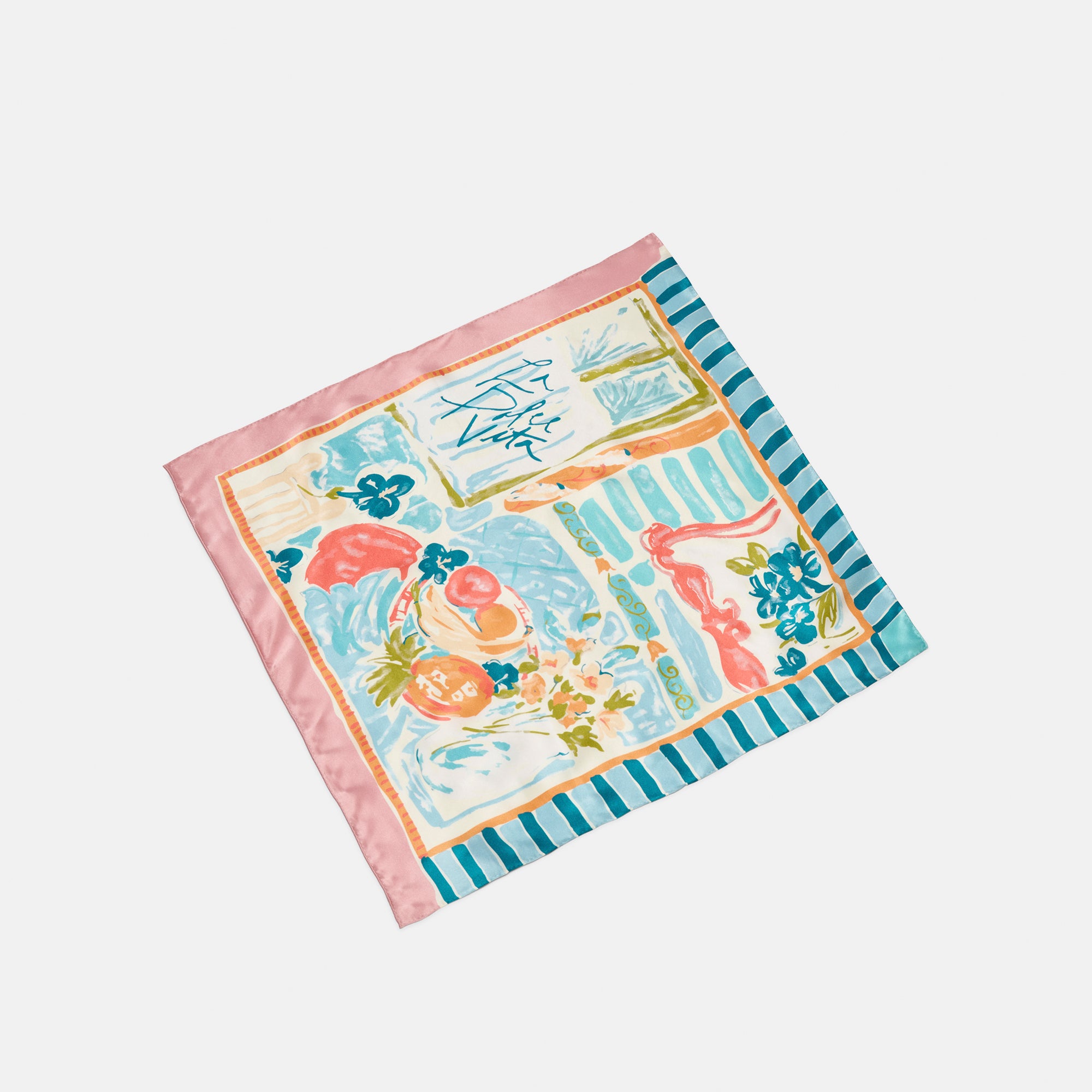 LA DOLCE VITA SCARF PASTEL MULTI - Image 5