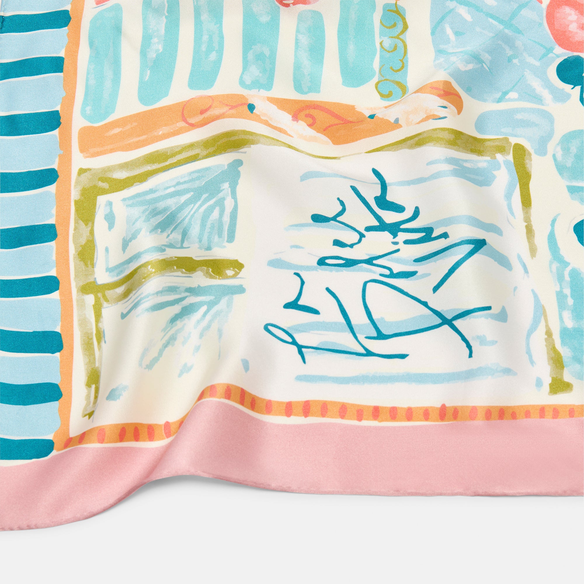 LA DOLCE VITA SCARF PASTEL MULTI - Image 3