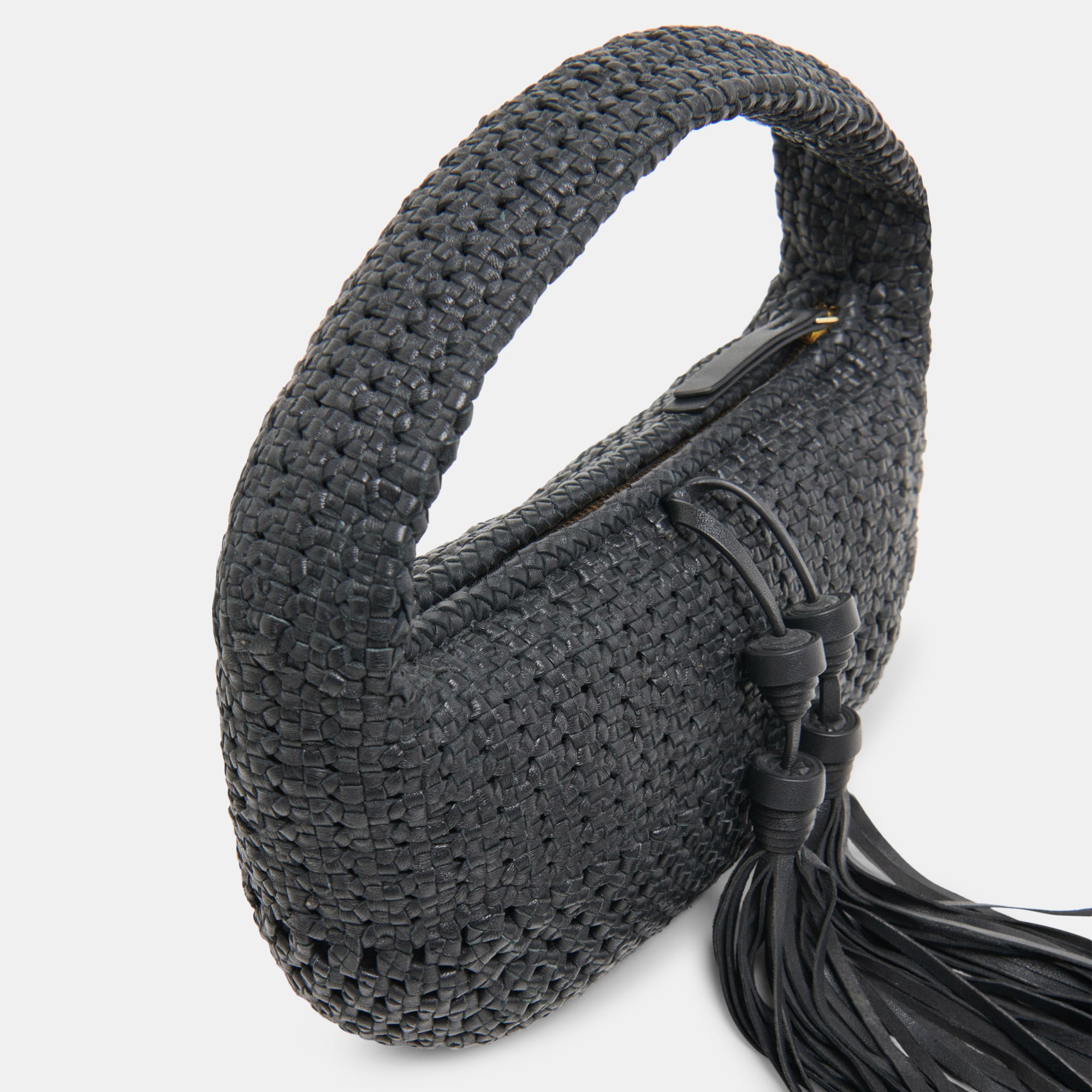 ZENIA HANDBAG BLACK LEATHER - Image 4