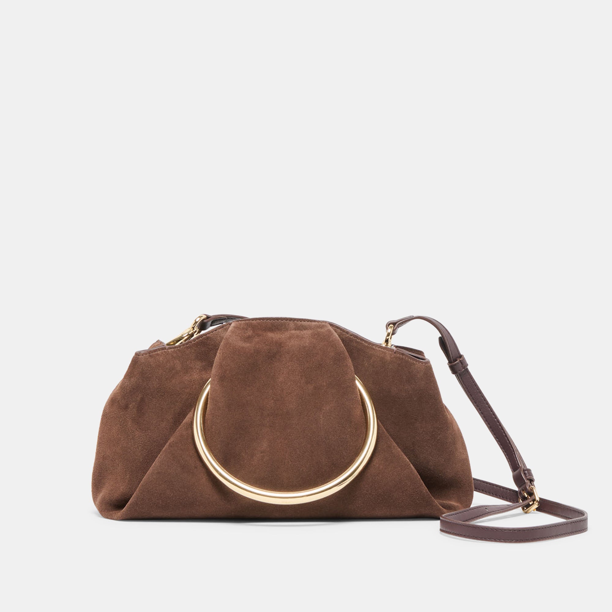 CHANNING HANDBAG ESPRESSO SUEDE - Image 3