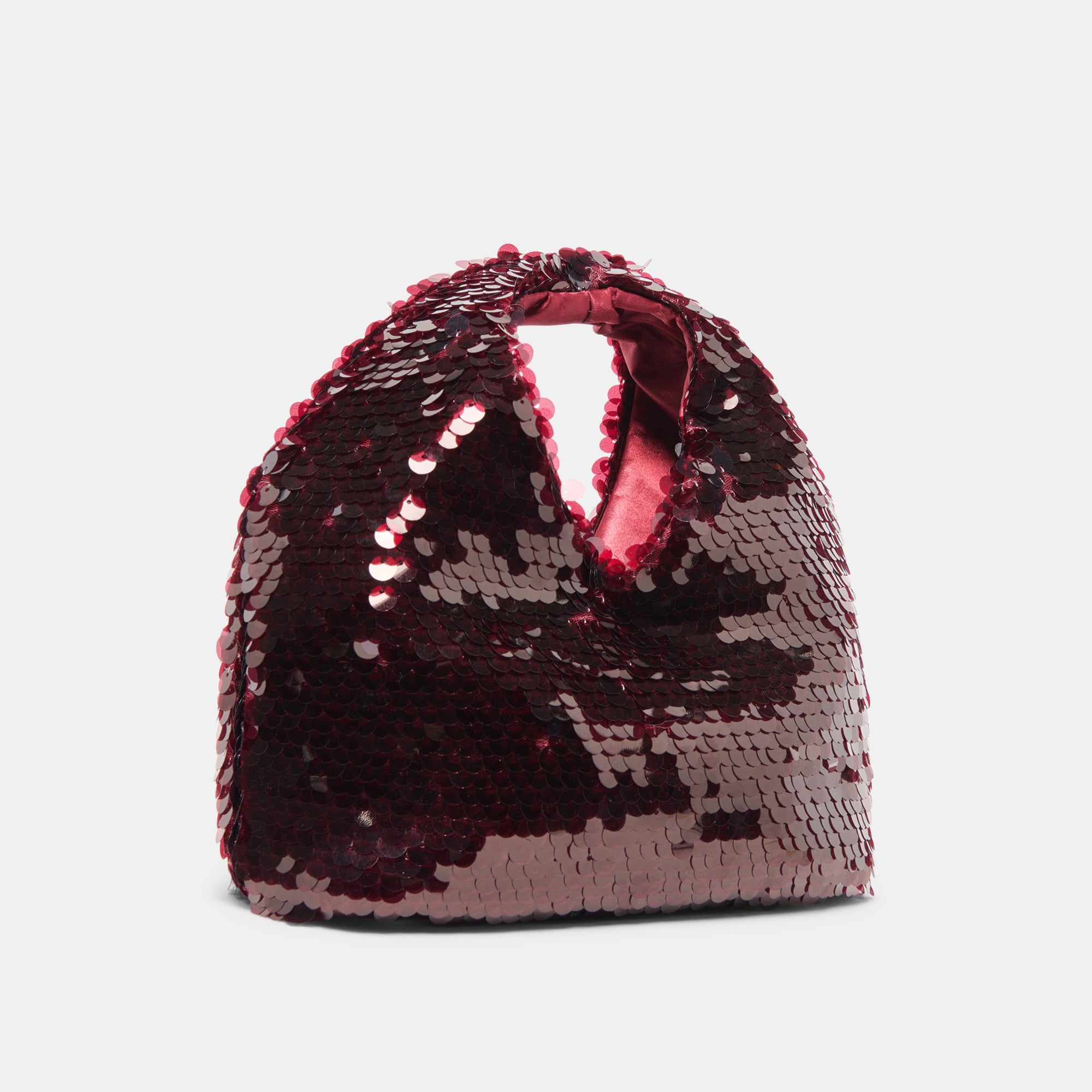DAHLIA SEQUIN HANDBAG BURGUNDY SEQUIN - Image 3