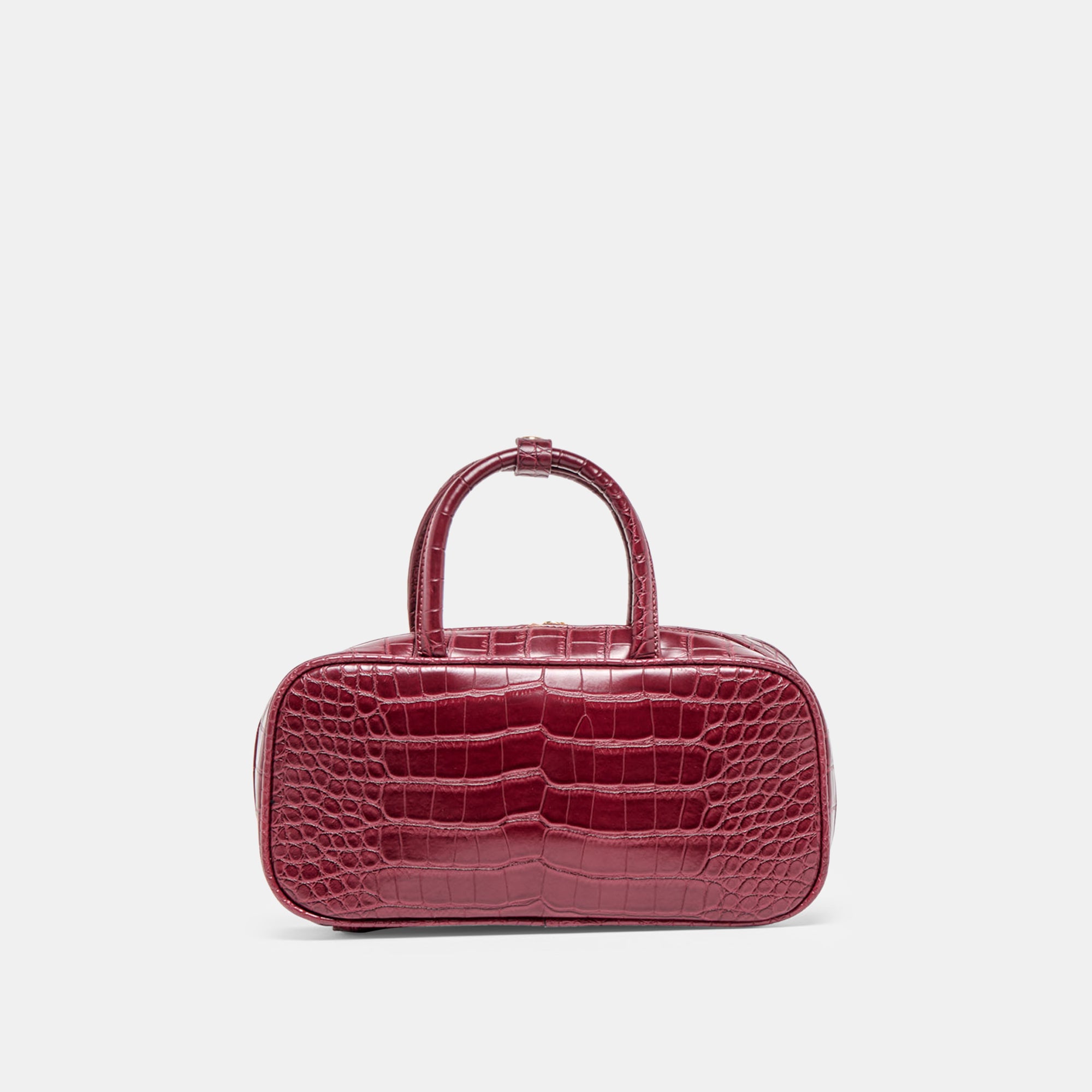 FLYN HANDBAG BURGUNDY CROCO STELLA - Image 7