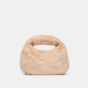 FRANKIE HANDBAG NATURAL PLUSH
