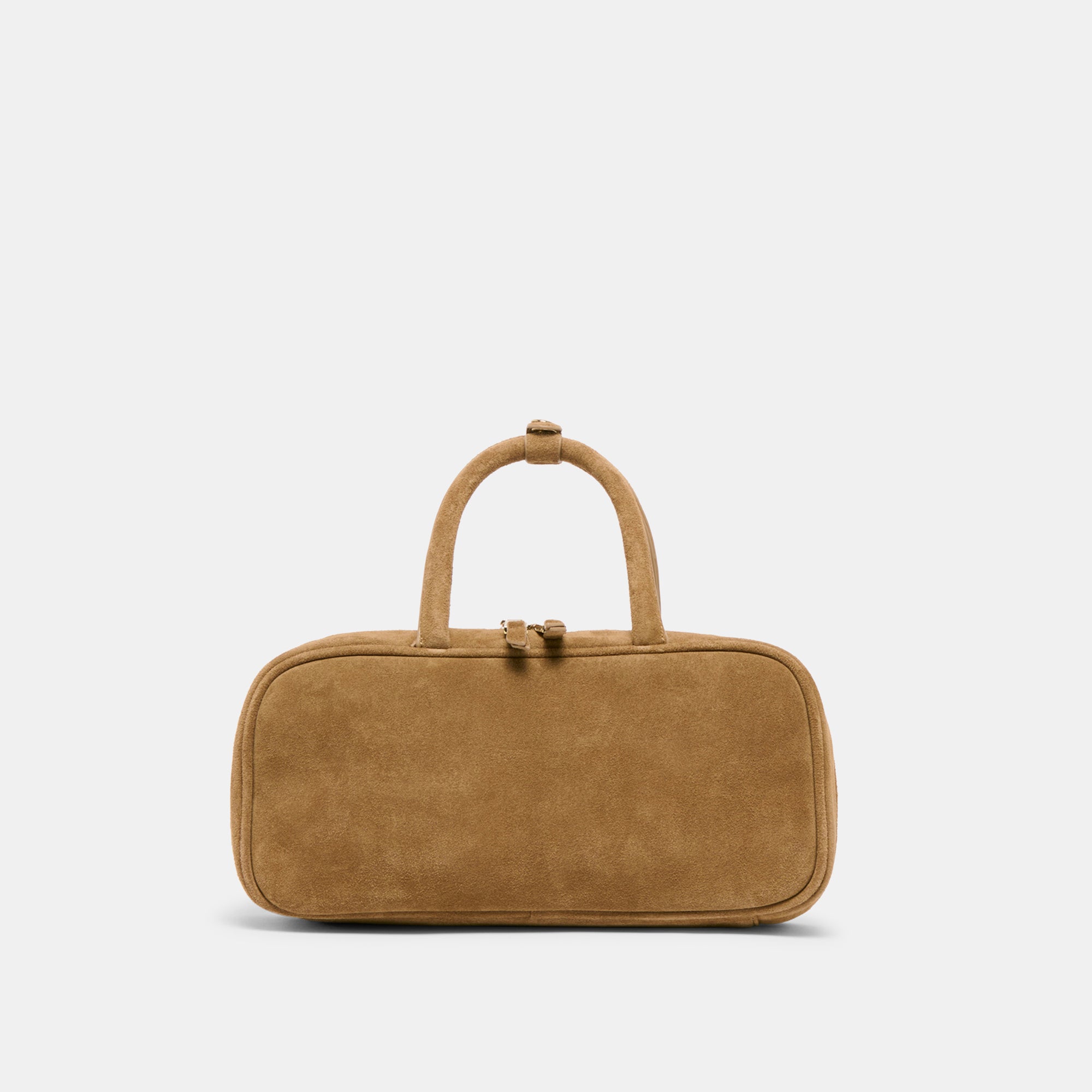 SANTINA HANDBAG TAUPE SUEDE - Image 5