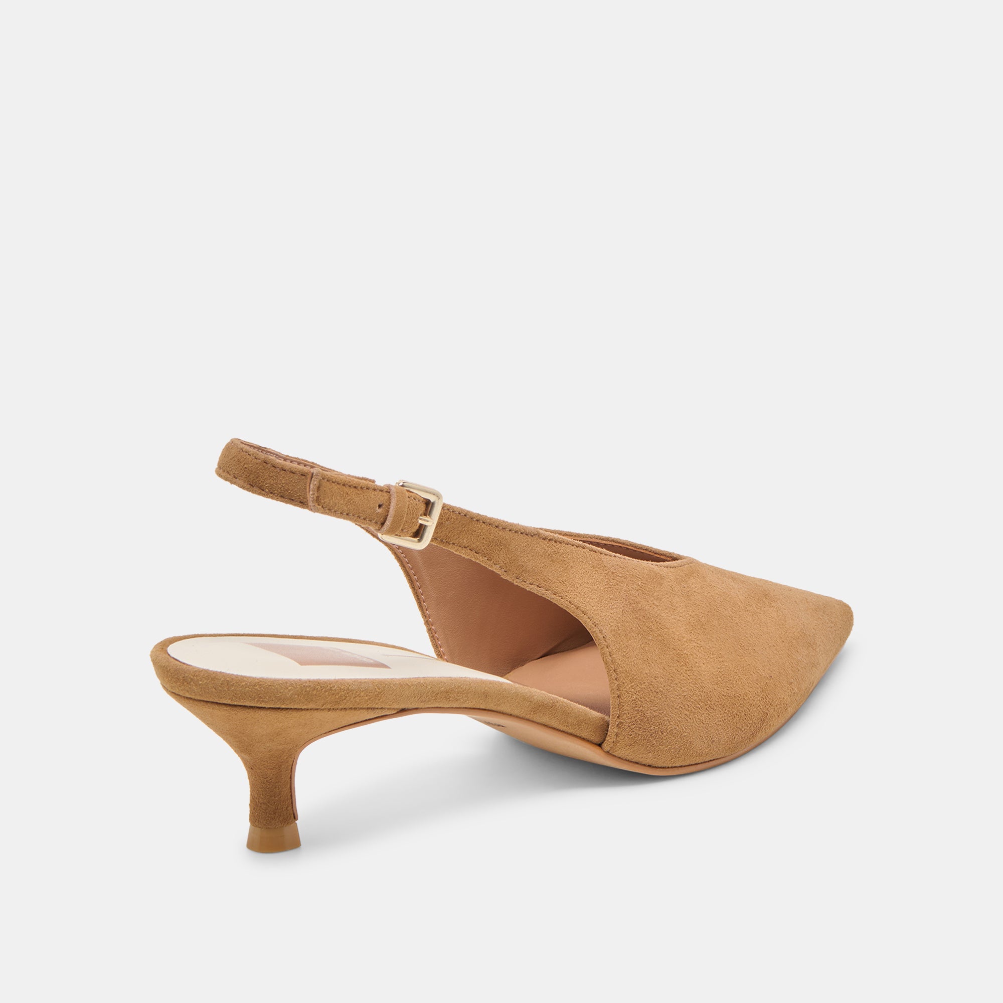 ALENNA HEELS LT BROWN SUEDE - Image 5