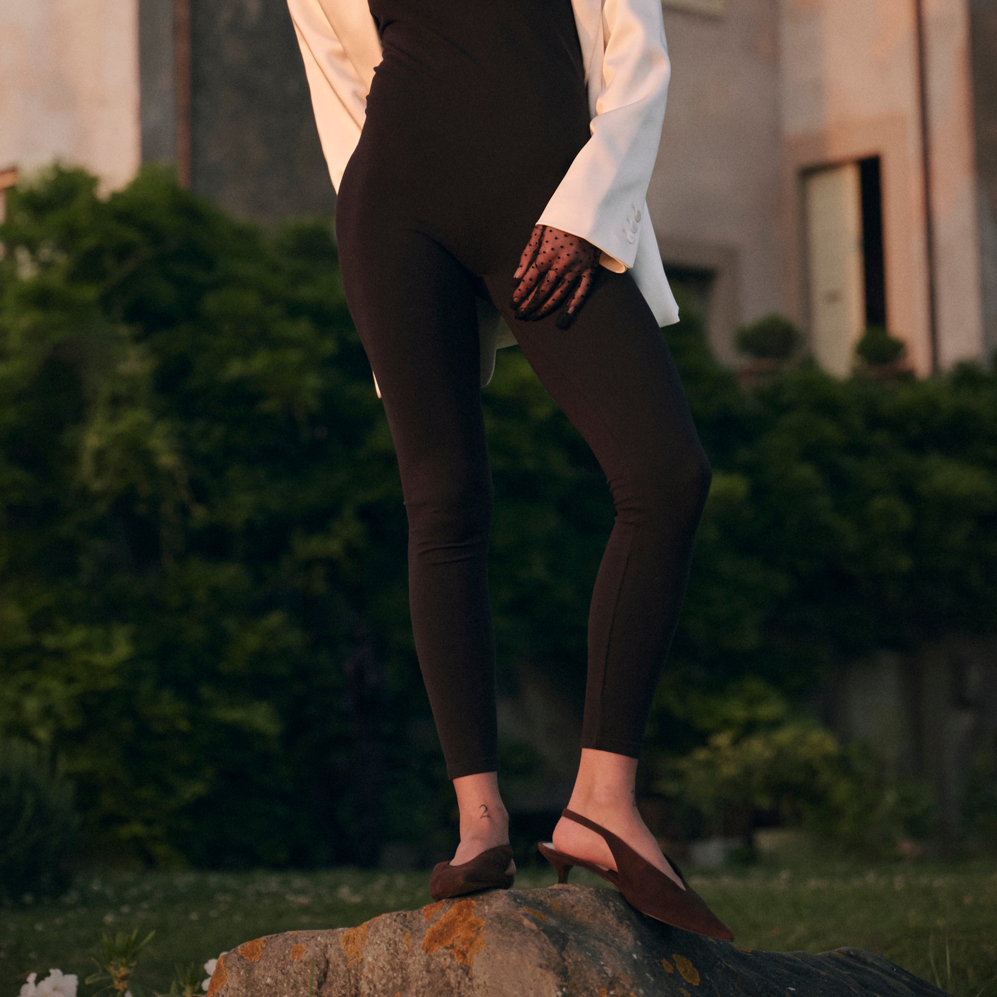 ALENNA HEELS DK BROWN SUEDE - Image 4