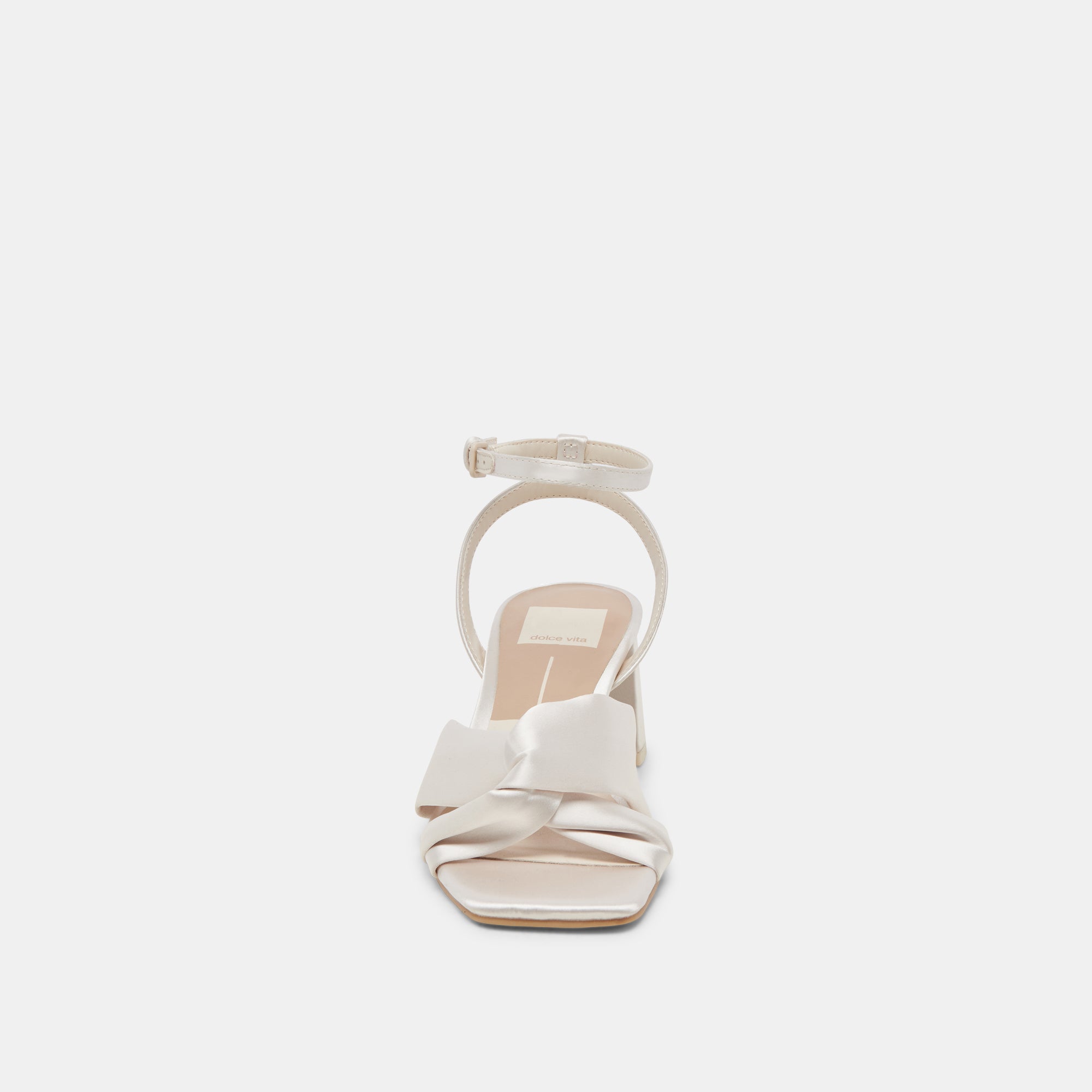 BRENNA HEELS IVORY SATIN - Image 9