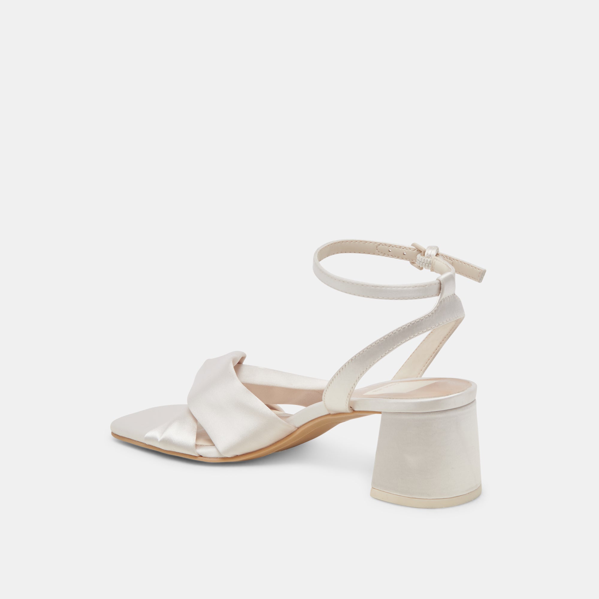 BRENNA HEELS IVORY SATIN - Image 8