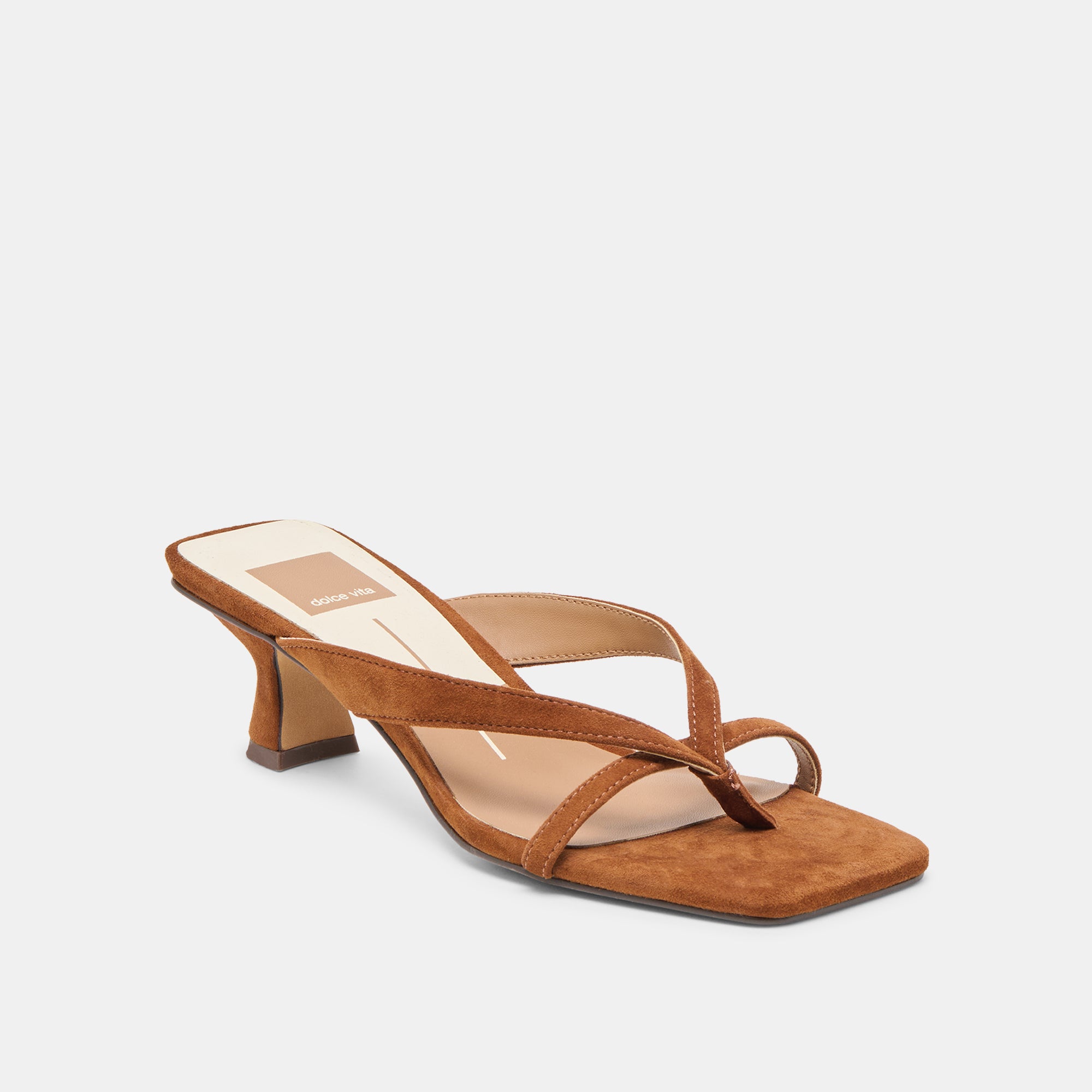 BREVEL HEELS DK BROWN SUEDE - Image 3