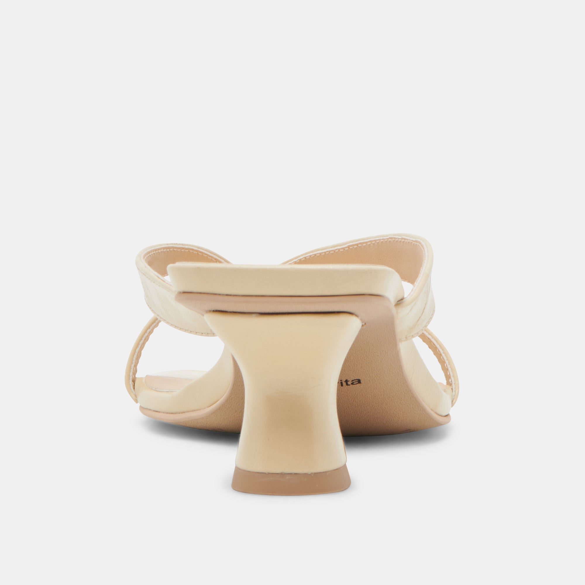 BREVEL WIDE HEELS LIGHT YELLOW LEATHER - Image 7