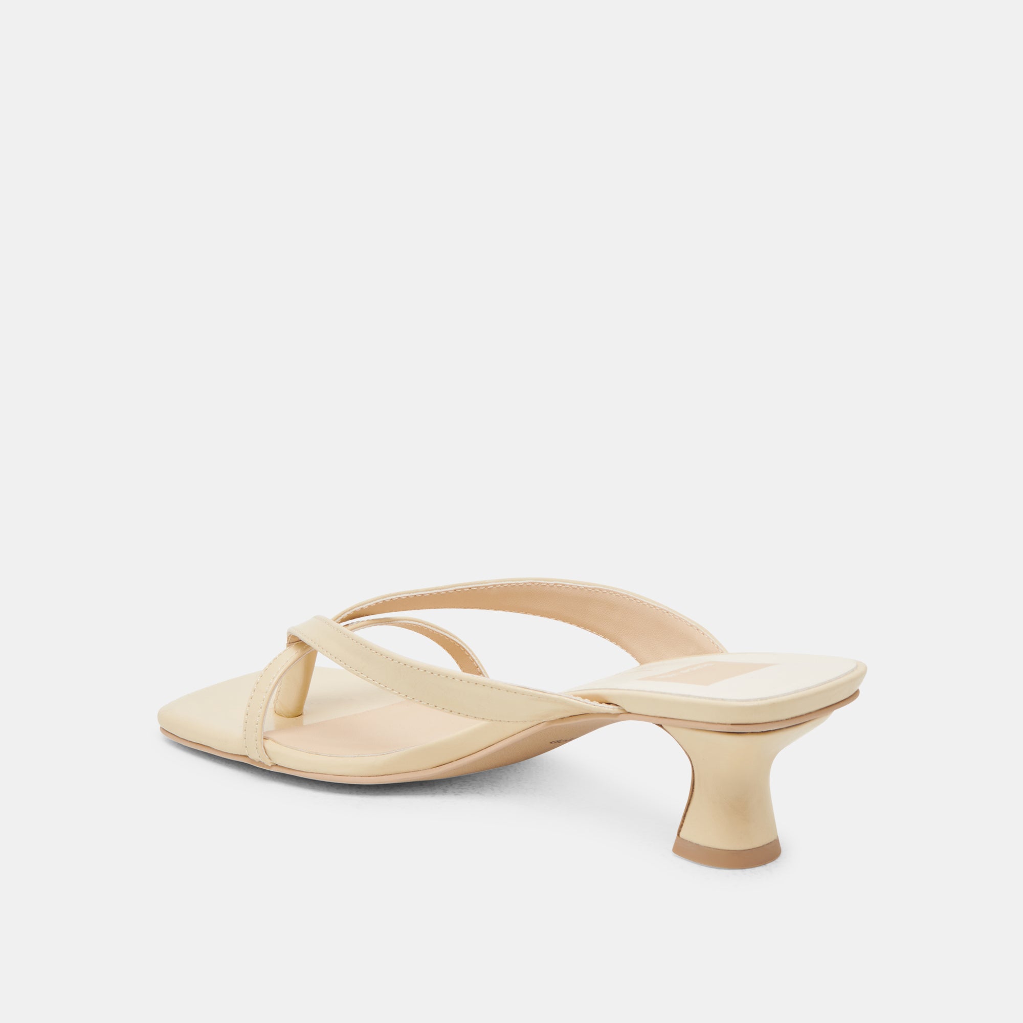 BREVEL HEELS LIGHT YELLOW LEATHER - Image 6