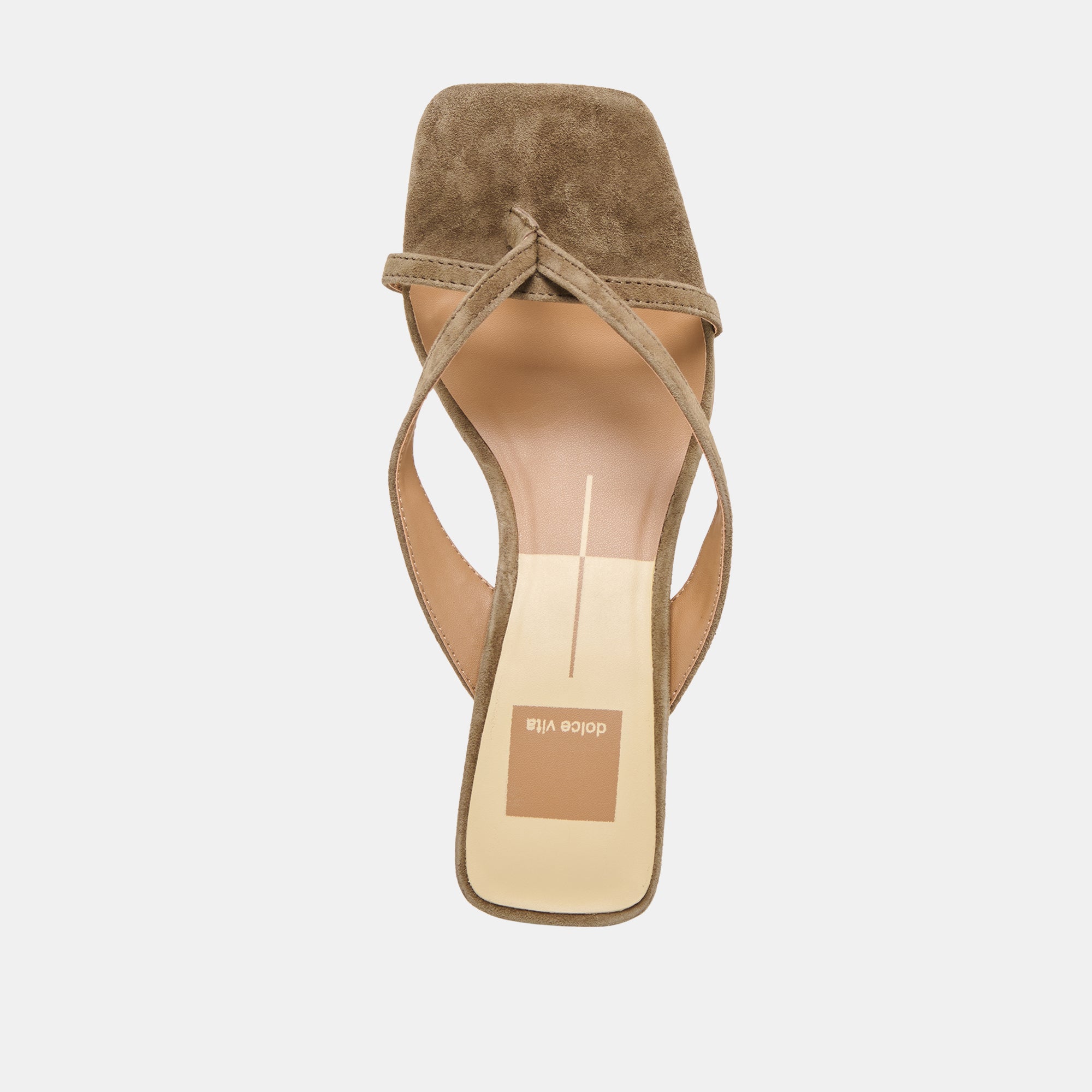 BREVEL HEELS OLIVE SUEDE - Image 8