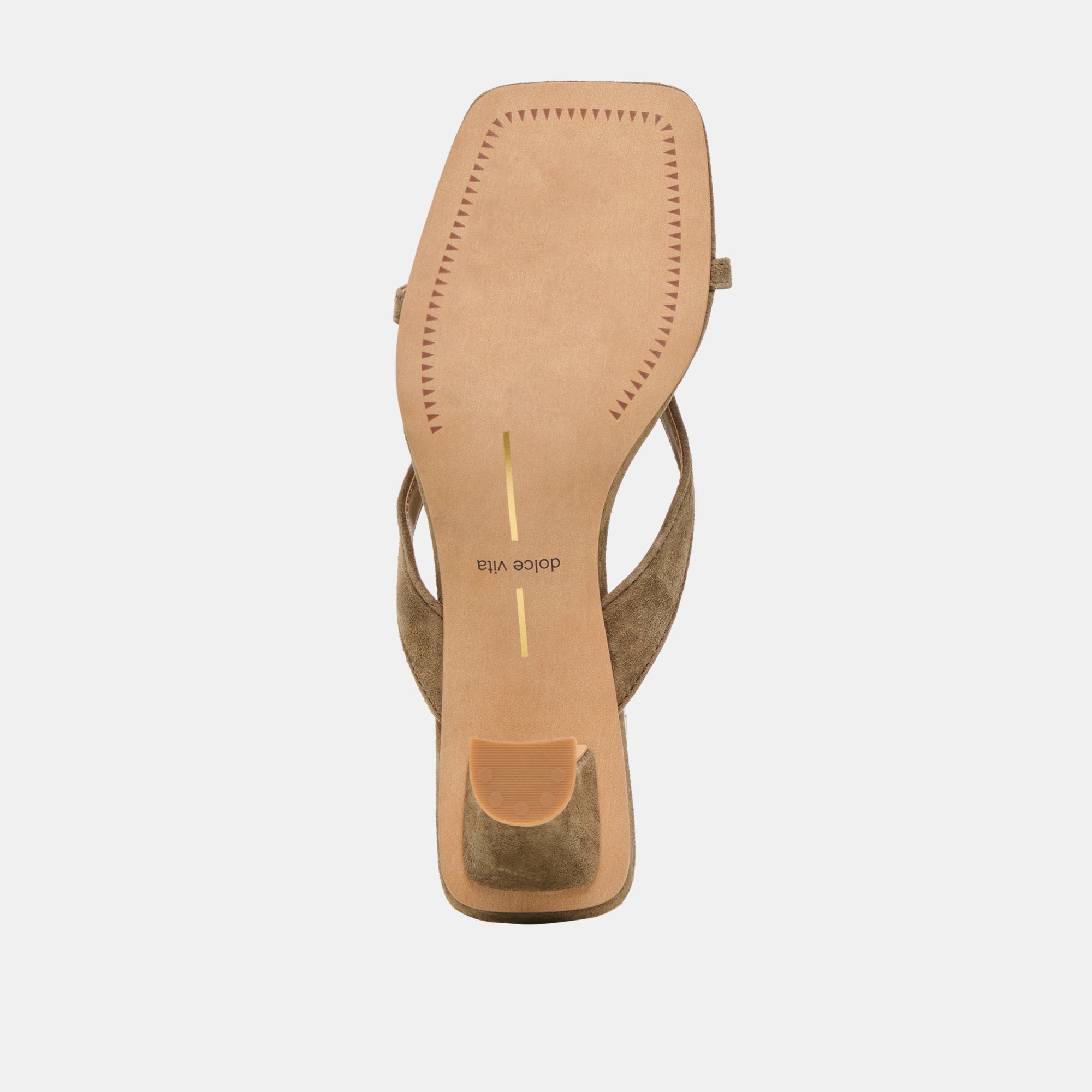 BREVEL HEELS OLIVE SUEDE - Image 9