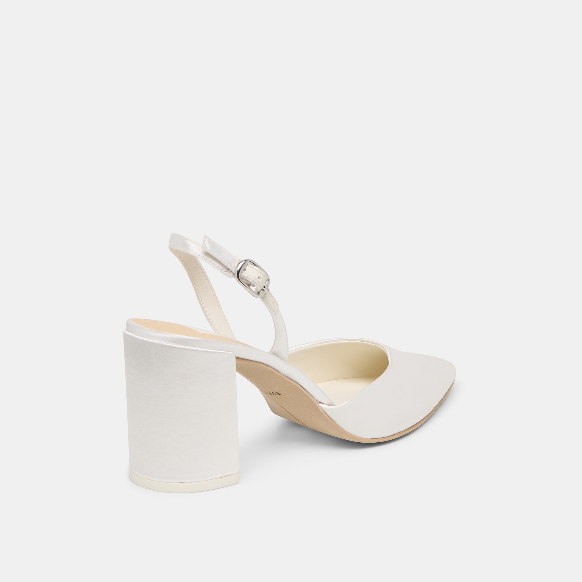 CAREL HIGH HEELS TRUE WHITE SATIN - Image 3