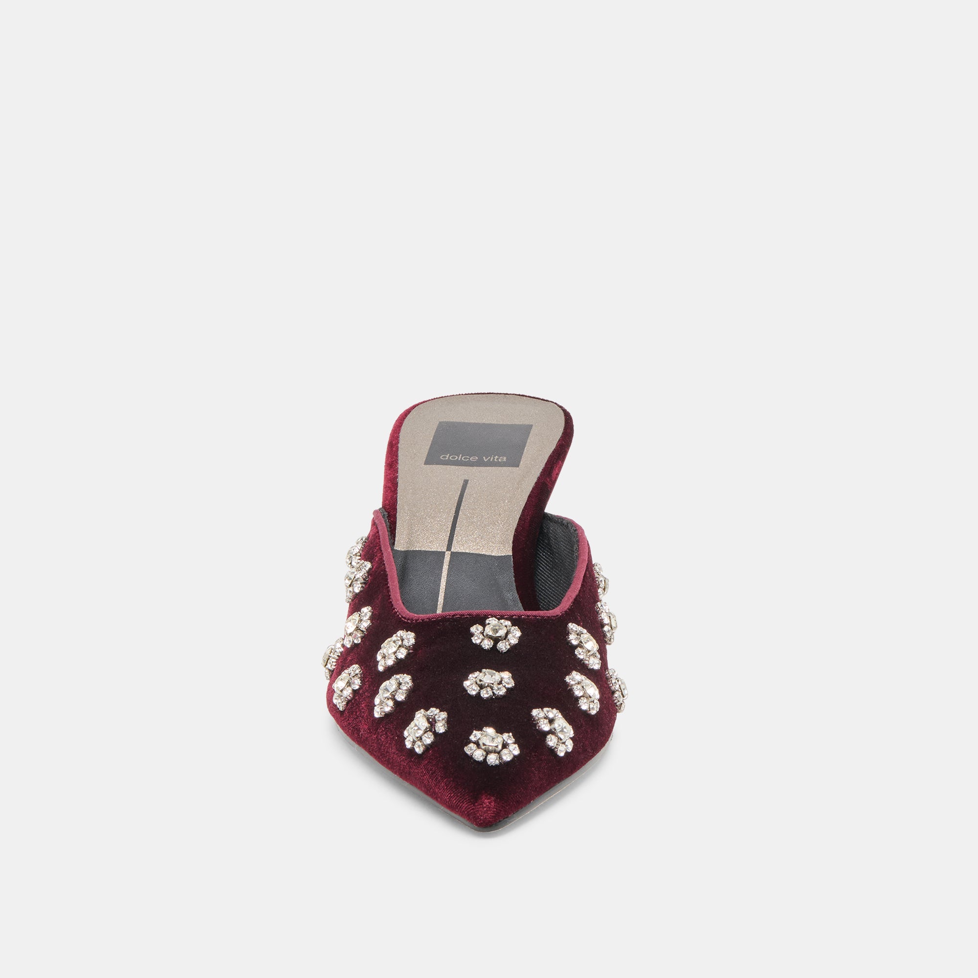 CLARA HEELS BORDEAUX VELVET - Image 8