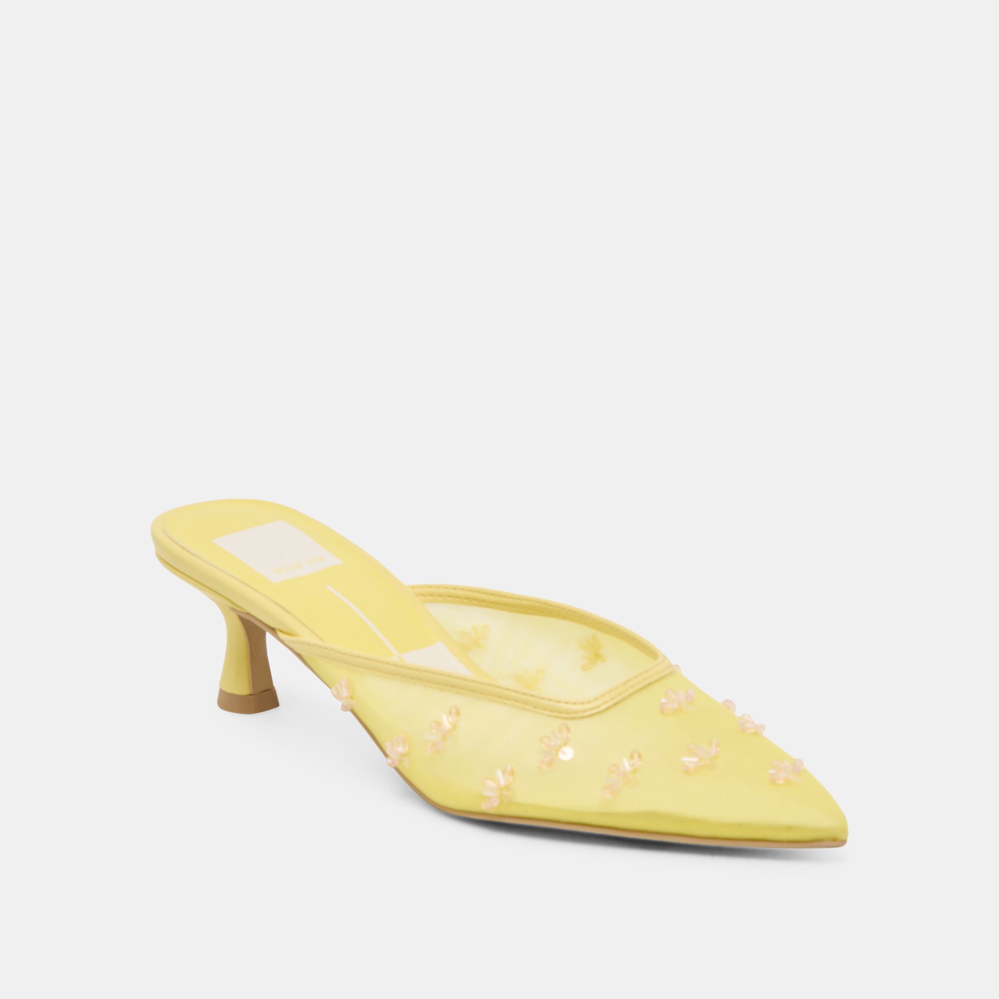 CLARA HEELS LEMON MESH - Image 3