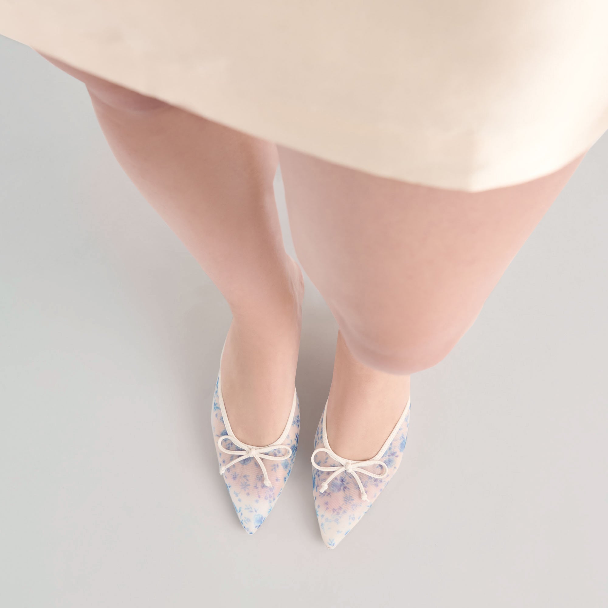 CLEO HEELS BLUE FLORAL MESH - Image 10