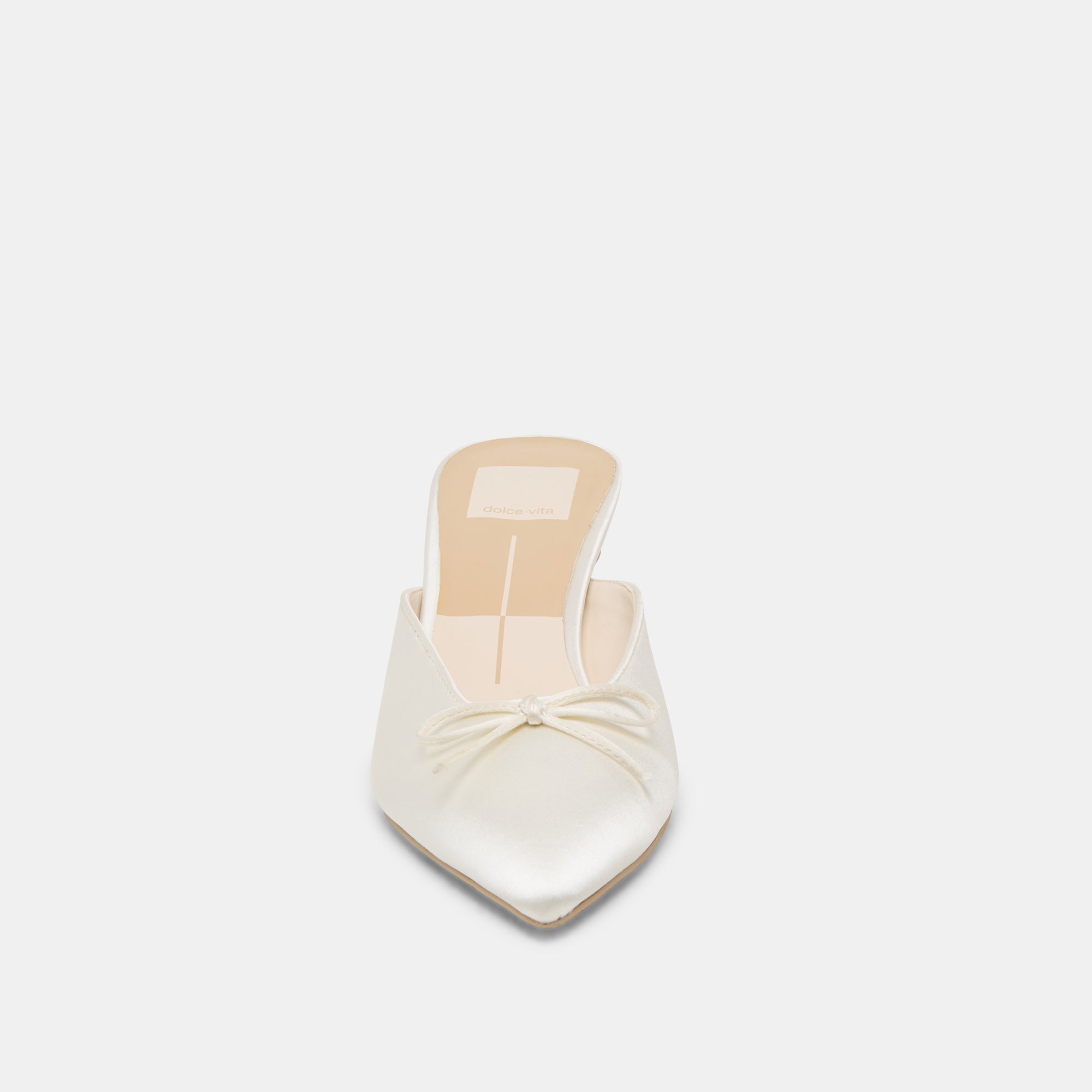 CLEO HEELS OFF WHITE SATIN - Image 8