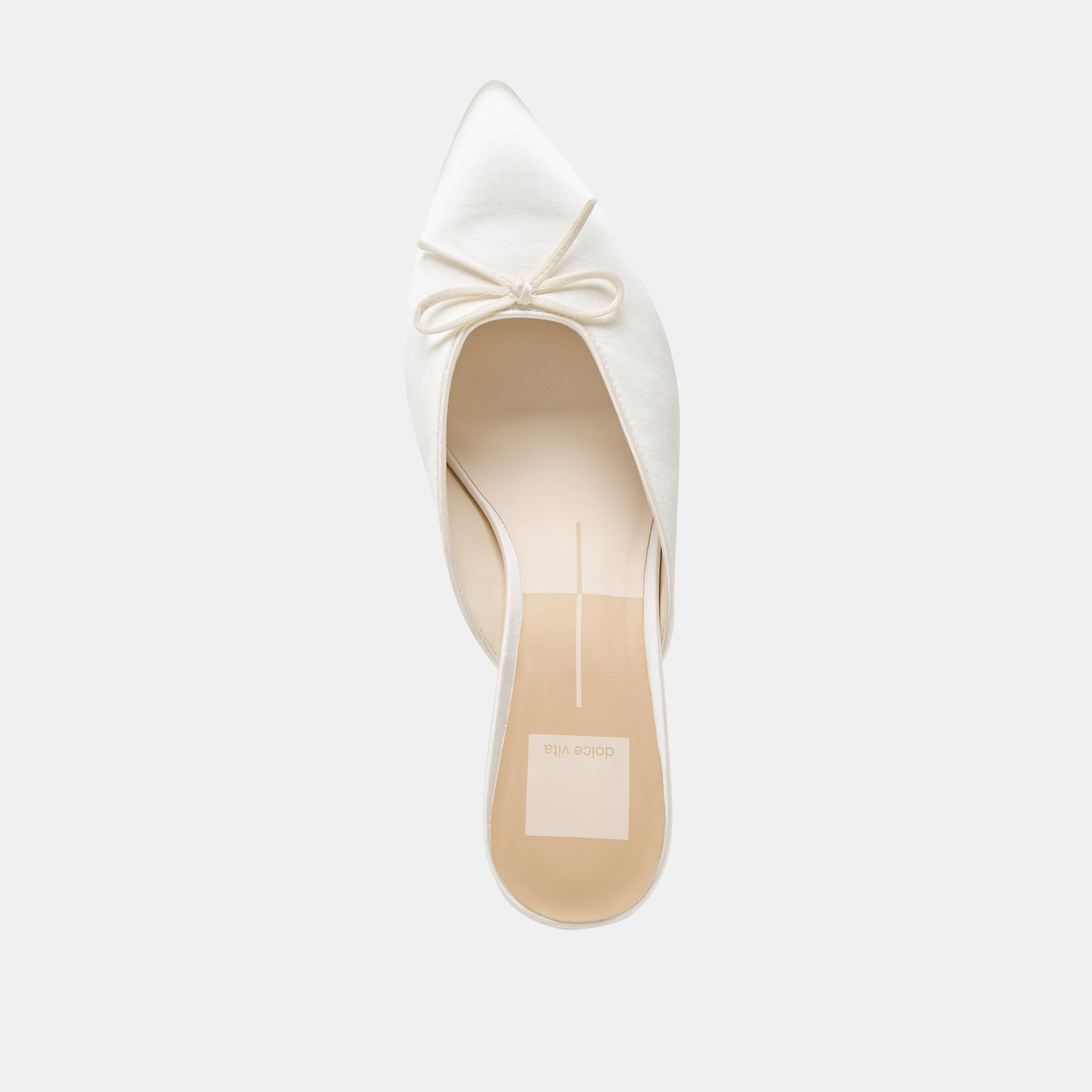 CLEO HEELS OFF WHITE SATIN - Image 10