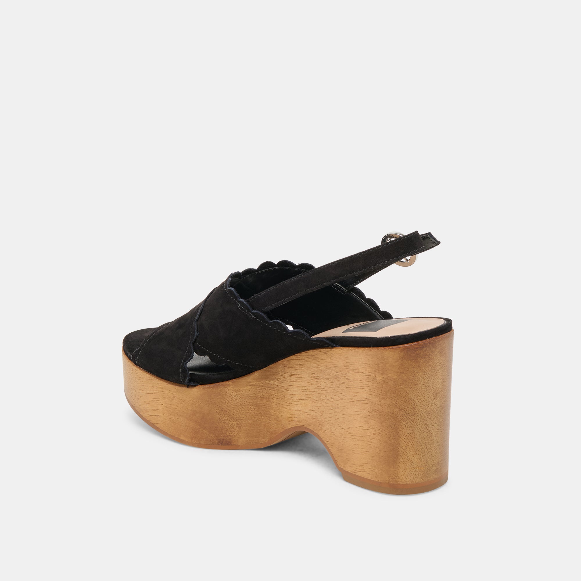 DILION WEDGES BLACK NUBUCK - Image 5