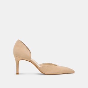 ELOY HEELS TAN SUEDE