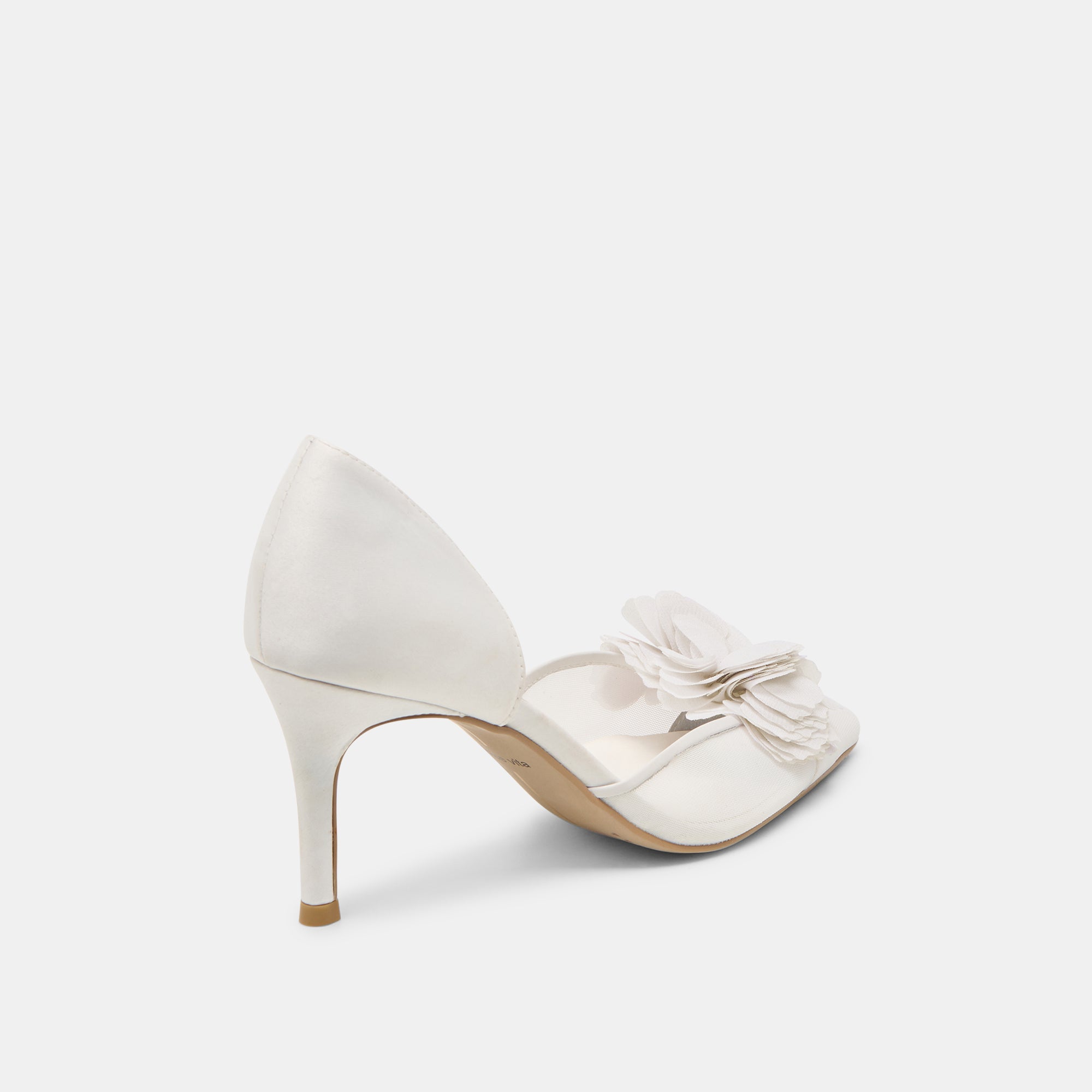 EVELIN HEELS WHITE MESH - Image 5