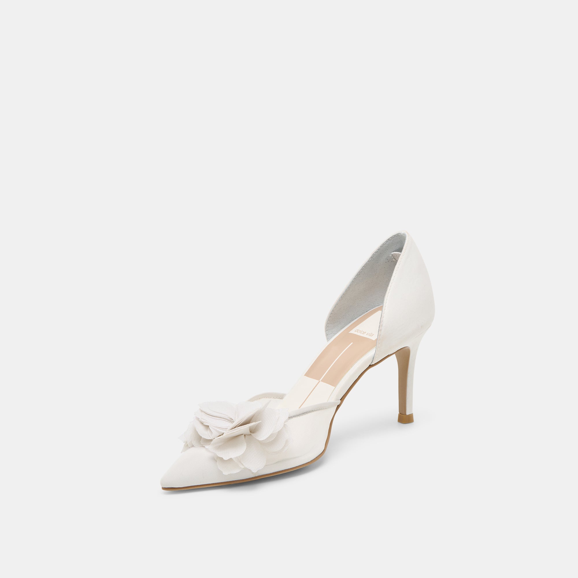 EVELIN HEELS WHITE MESH - Image 6