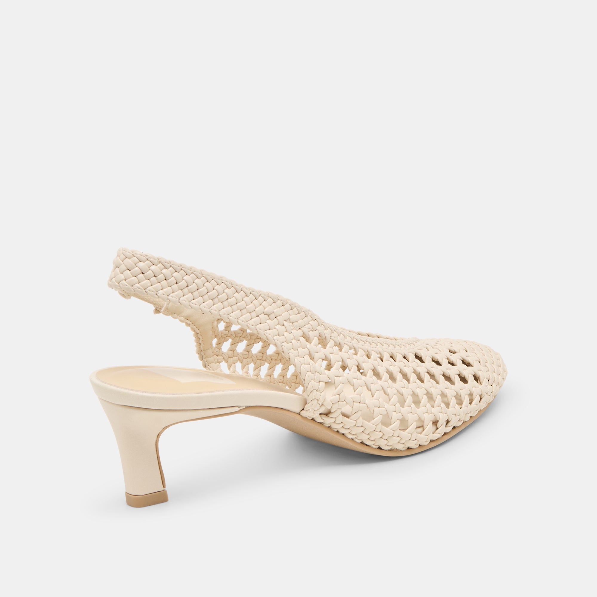 FAWNE HEELS CREME WOVEN STELLA - Image 3