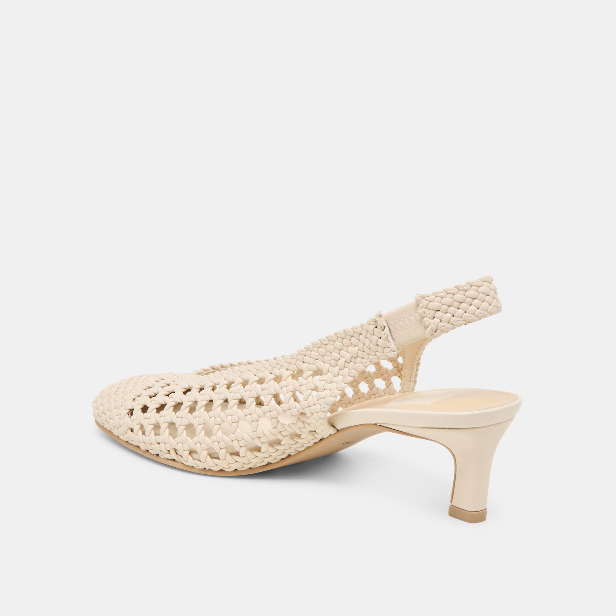 FAWNE HEELS CREME WOVEN STELLA - Image 5