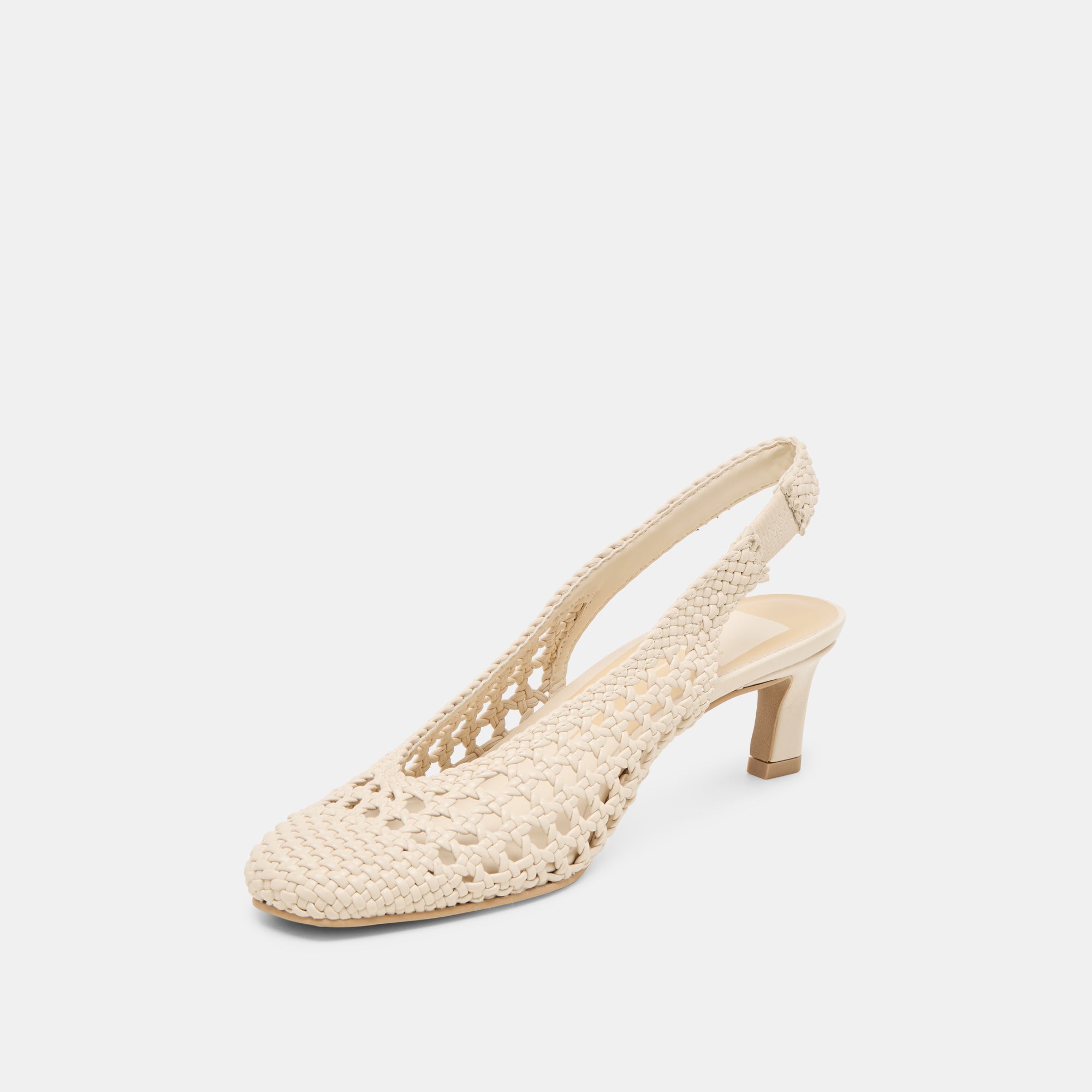 FAWNE HEELS CREME WOVEN STELLA - Image 4