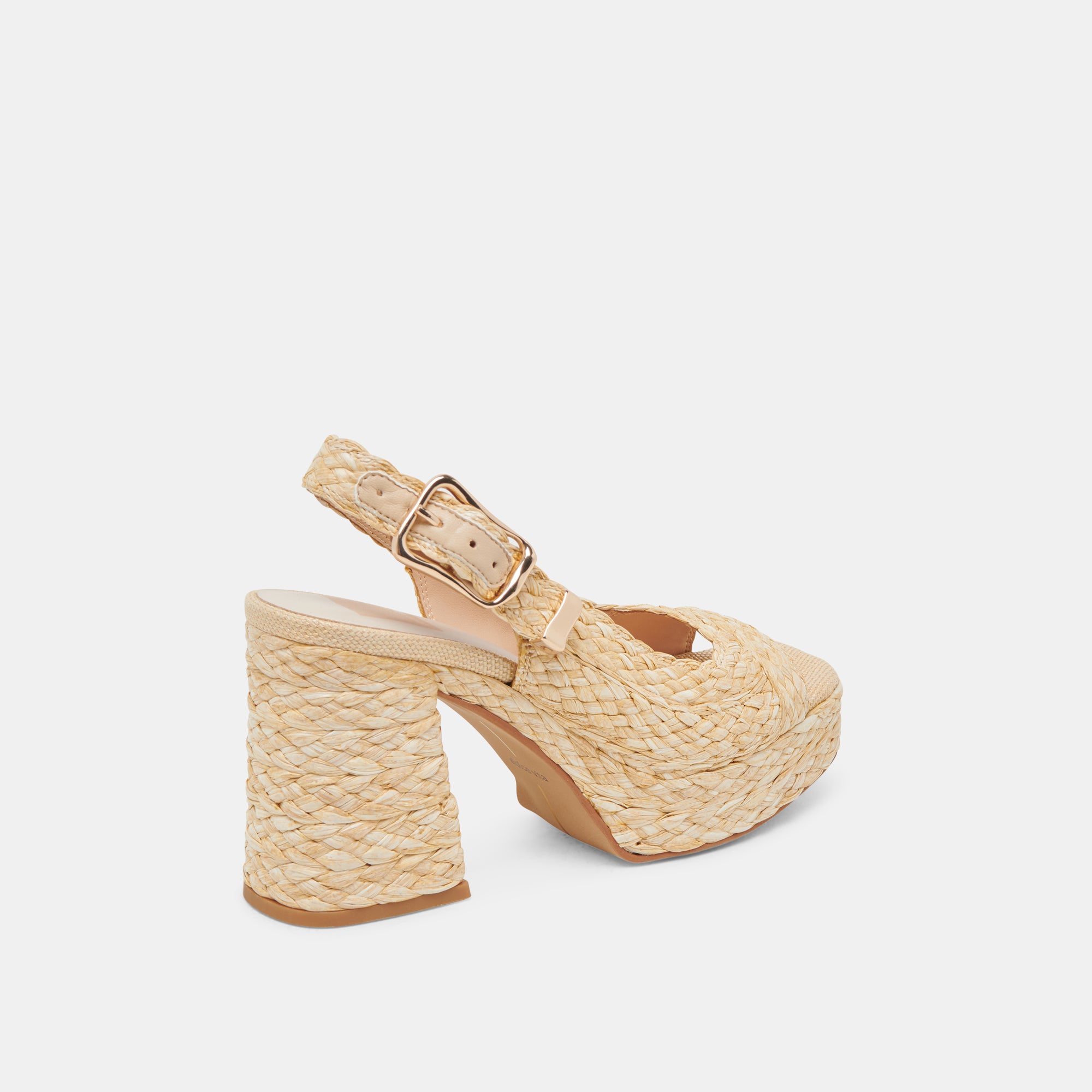 FLORES HEELS NATURAL RAFFIA - Image 5