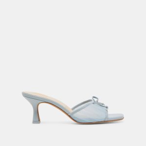 GALEN HEELS LIGHT BLUE TULLE
