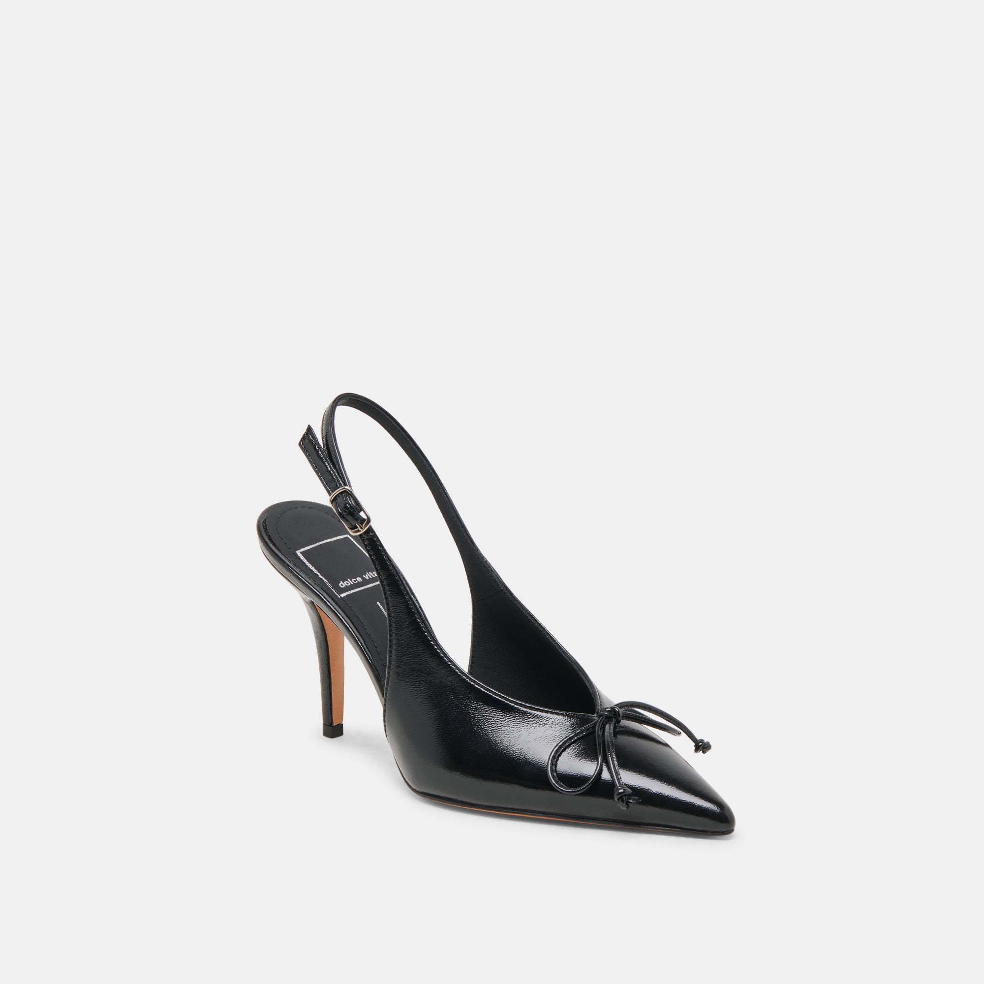 GEENA HEELS BLACK LEATHER - Image 2