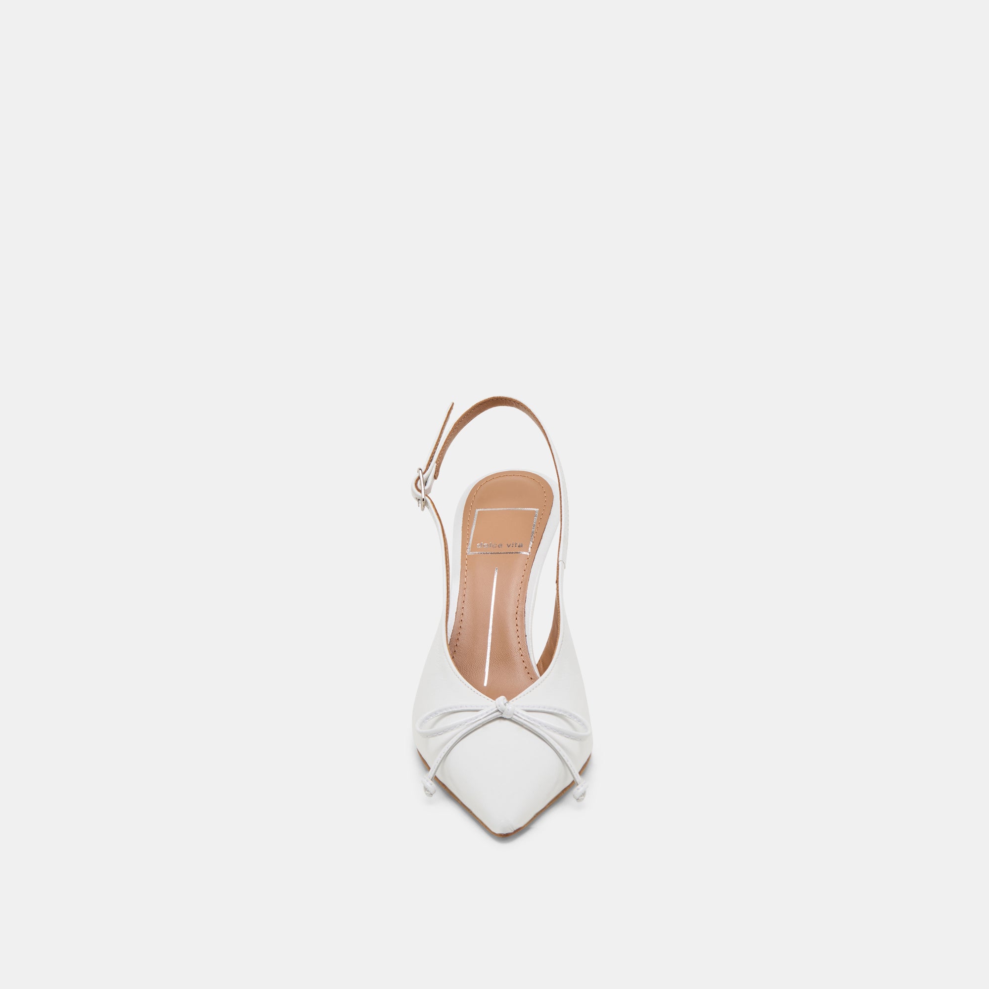 GEENA HEELS WHITE LEATHER - Image 6