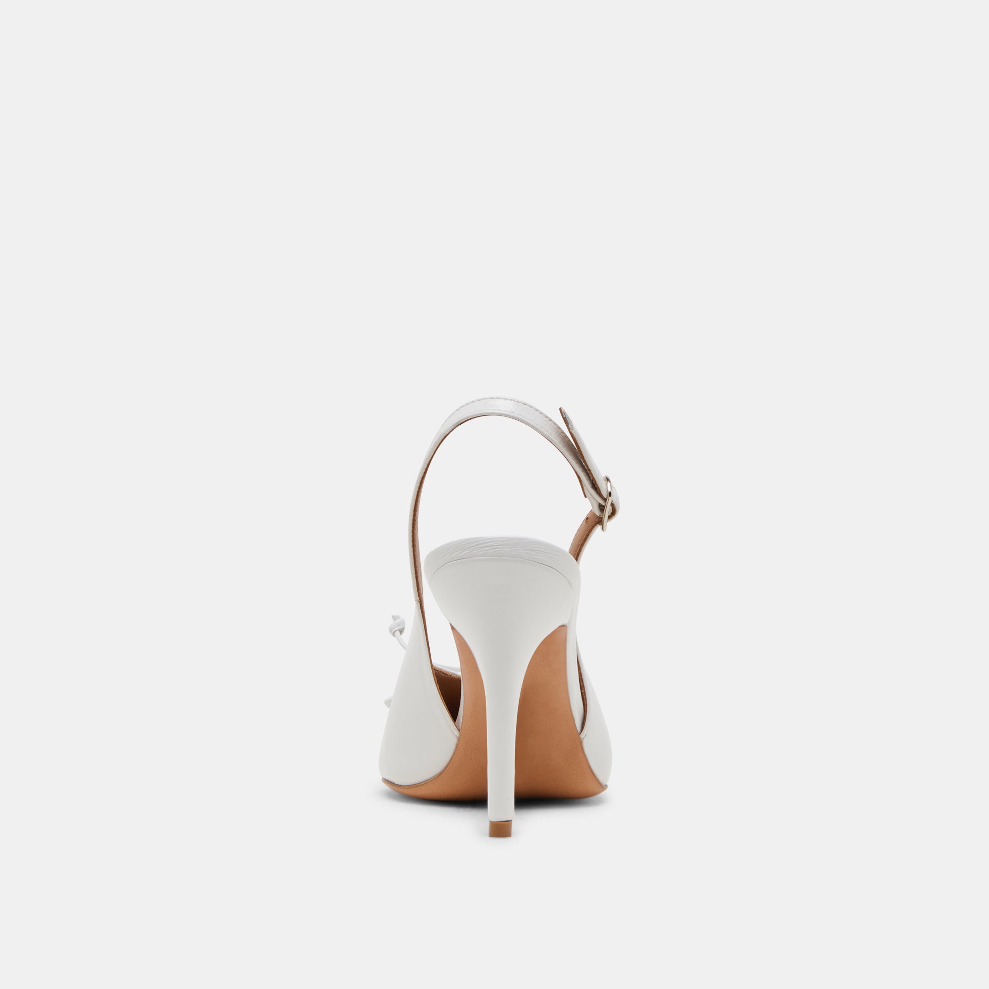 GEENA HEELS WHITE LEATHER - Image 7