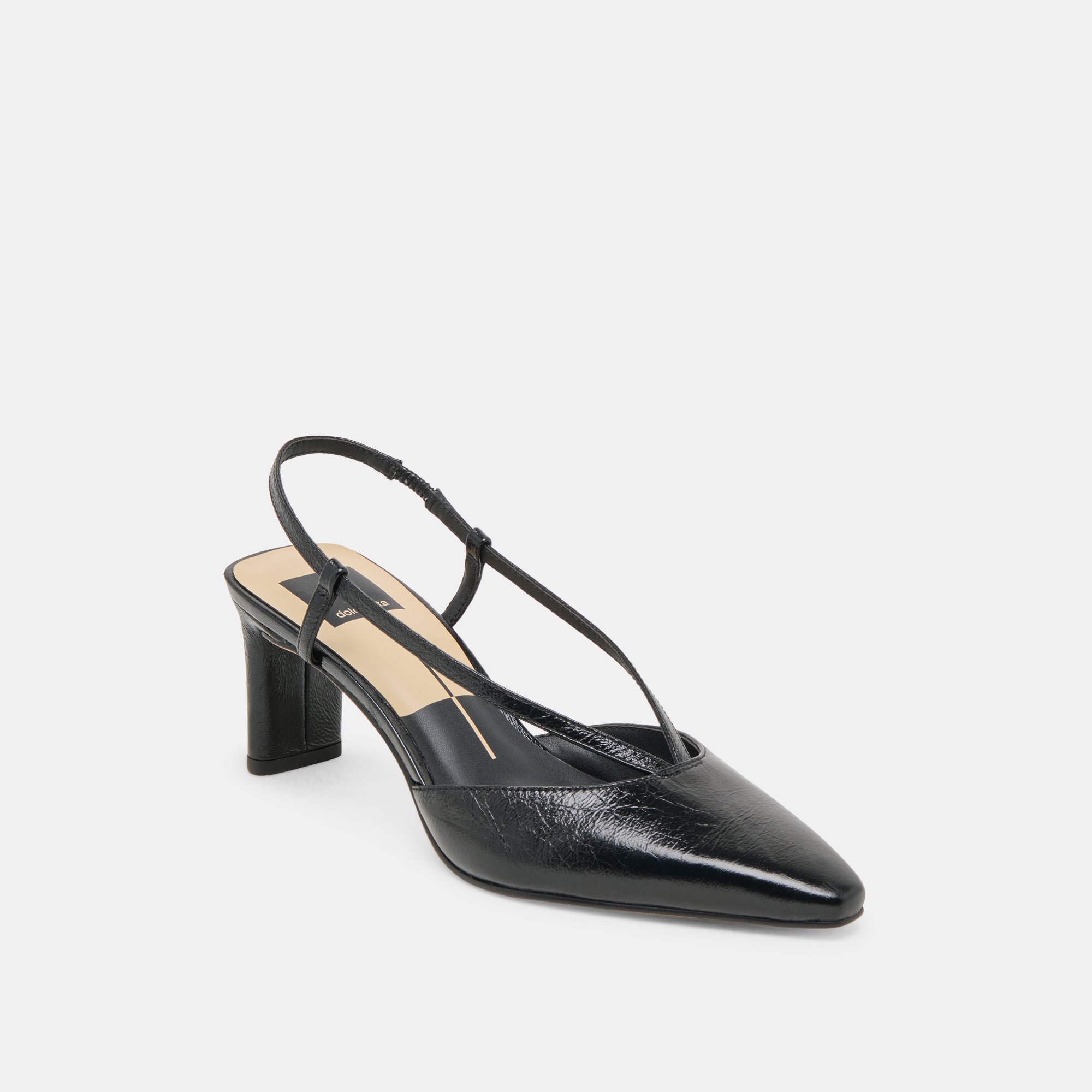 GINAY HEELS BLACK LEATHER - Image 3