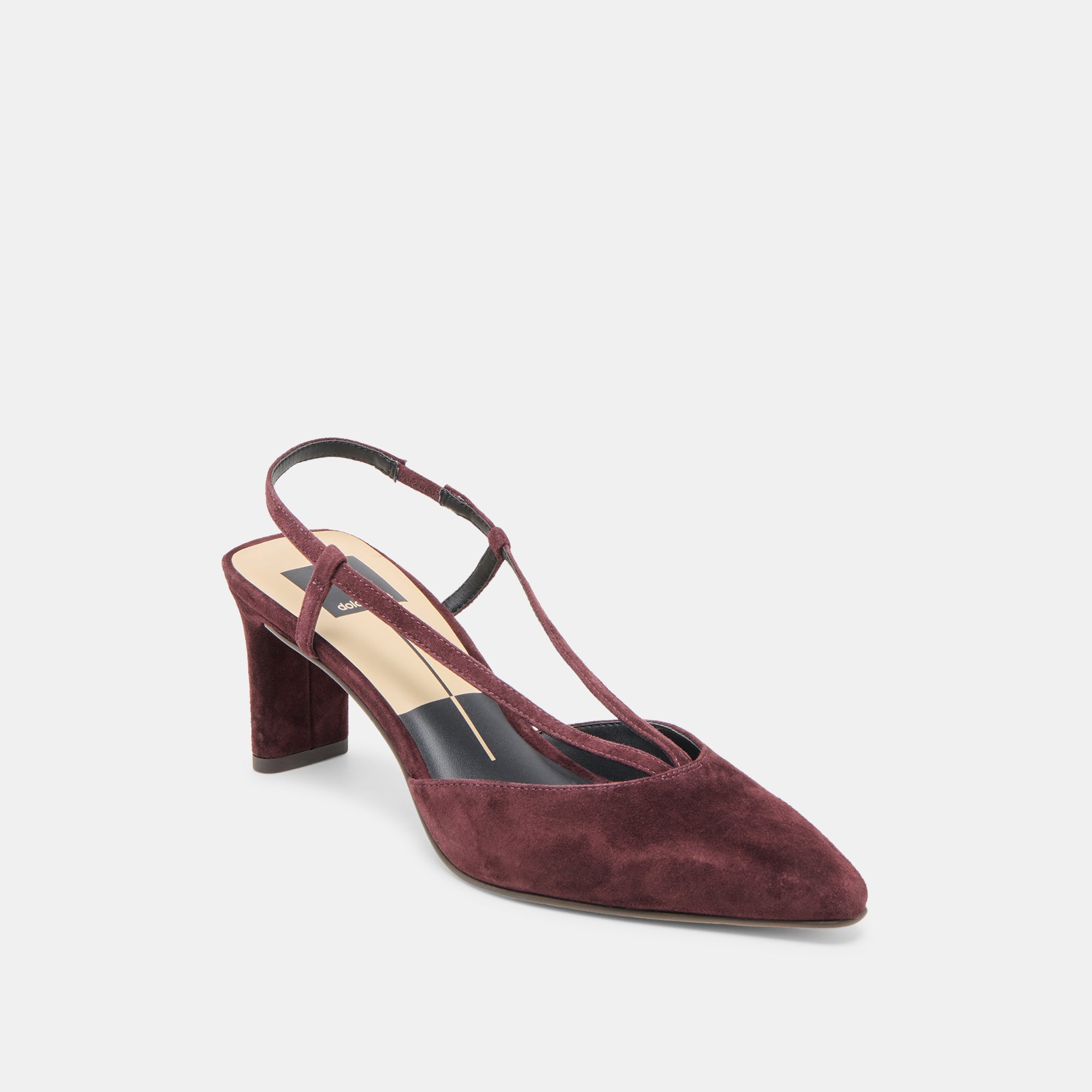 GINAY HEELS MULBERRY SUEDE - Image 2