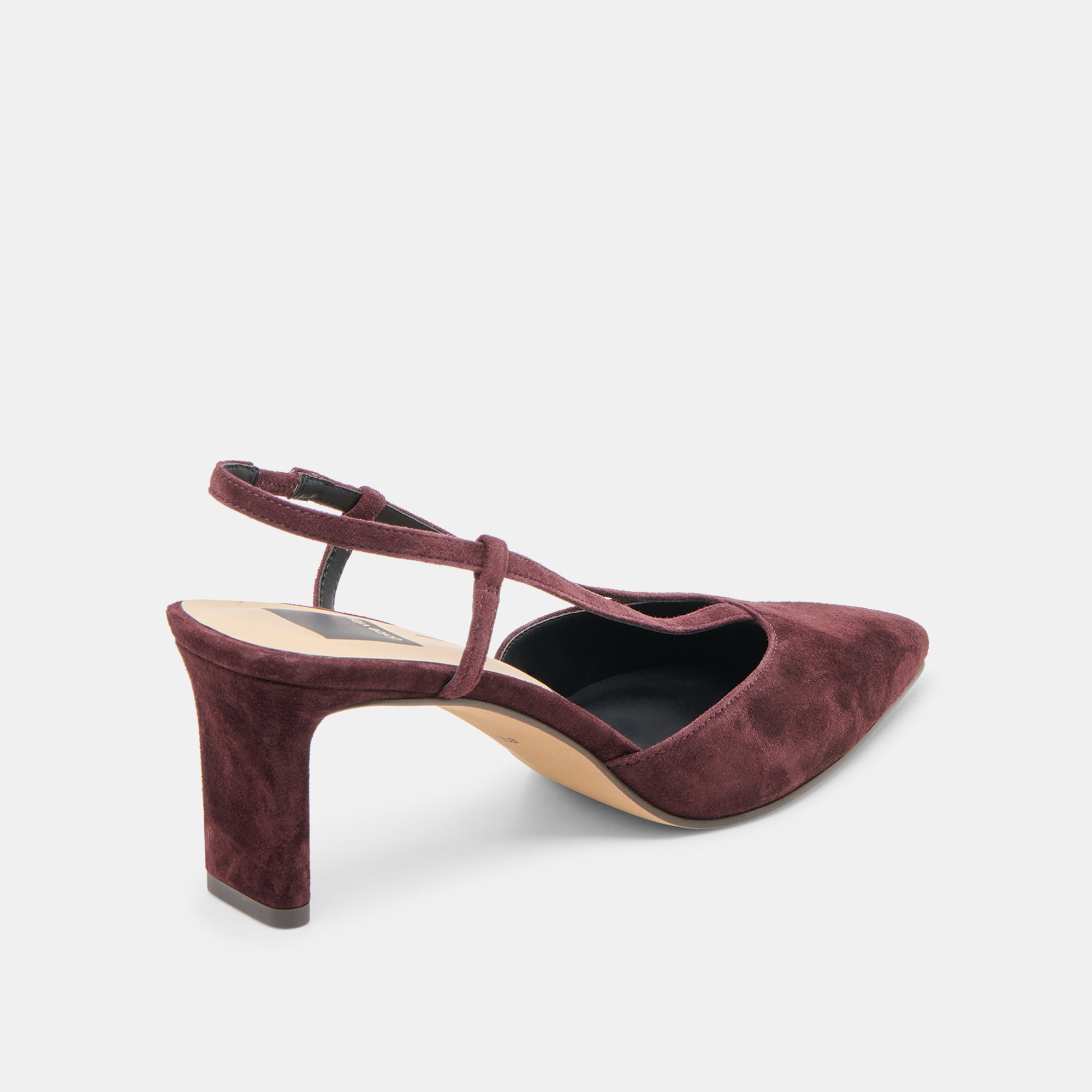 GINAY HEELS MULBERRY SUEDE - Image 3