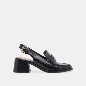 HARDI HEELS MIDNIGHT CRINKLE PATENT - re:vita