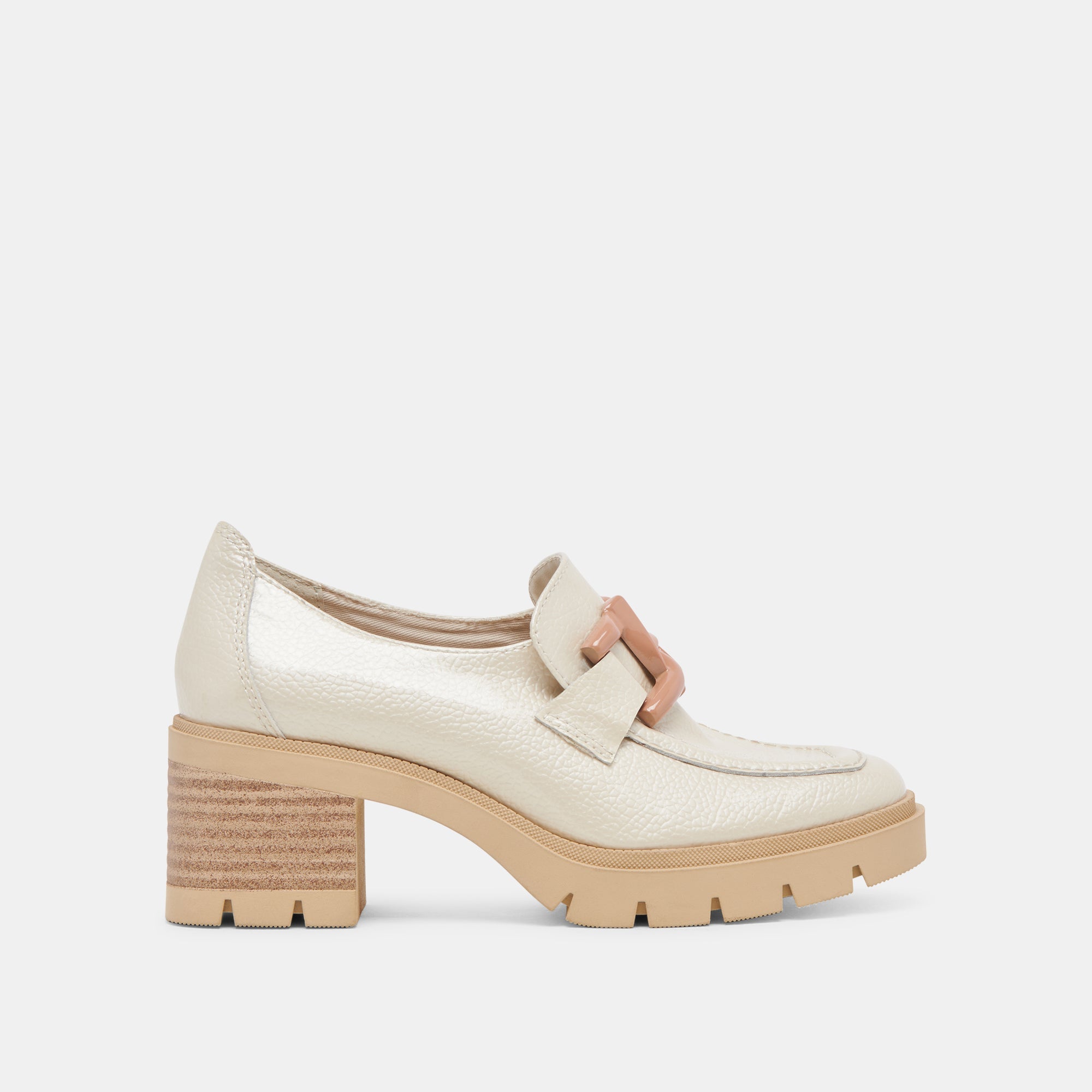 HAROLD HEELS IVORY PATENT LEATHER - re:vita
