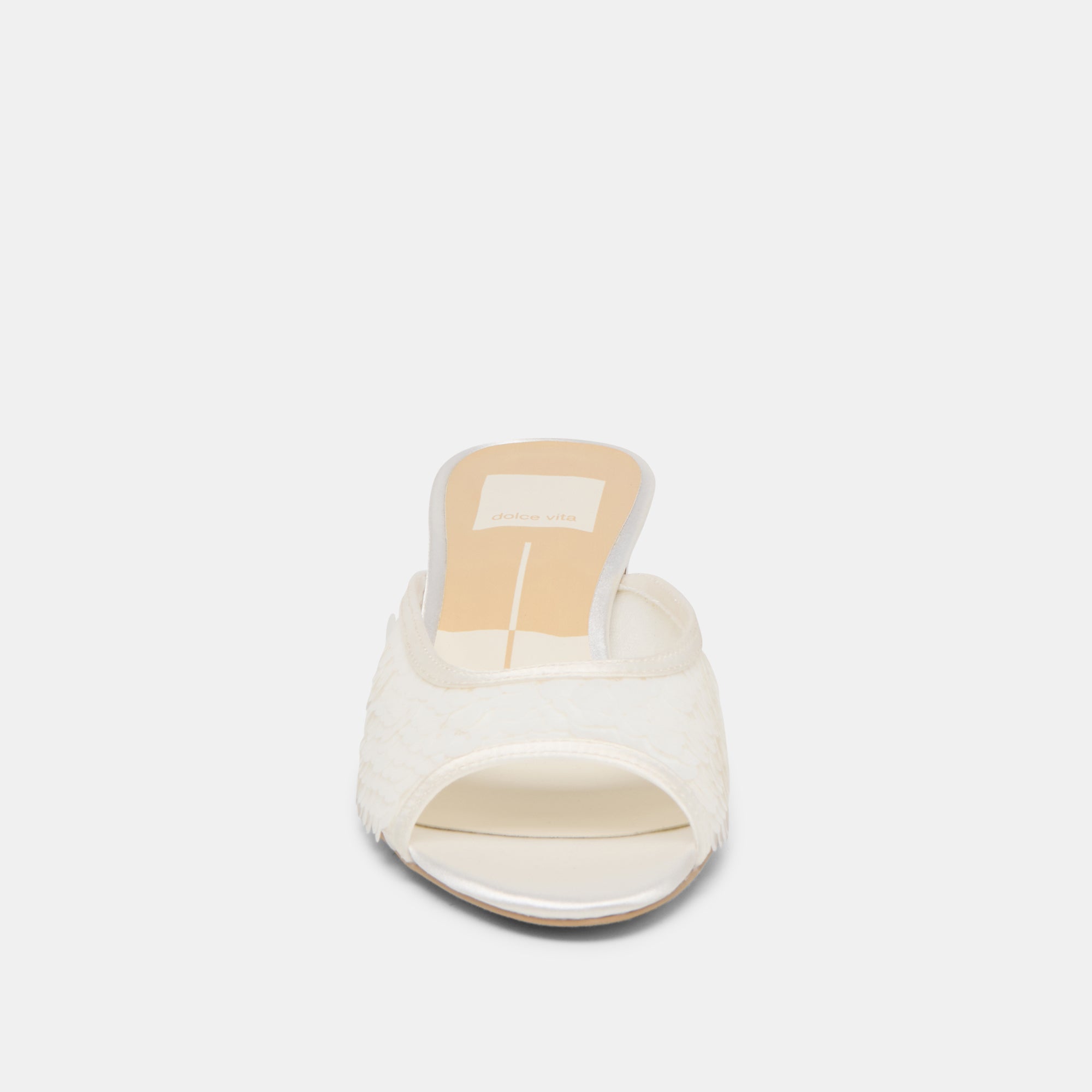 INGA HEELS OFF WHITE SEQUIN - Image 6