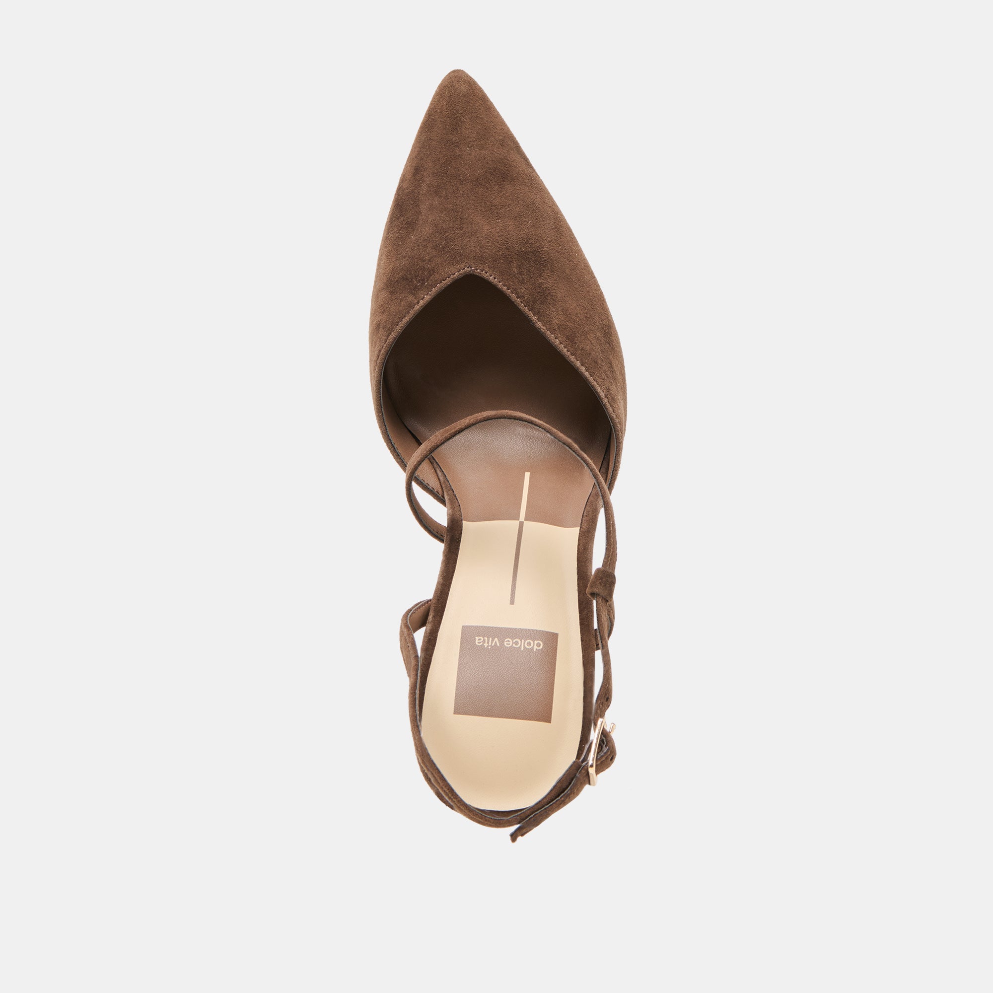 KAMRA HEELS DK BROWN SUEDE - Image 15