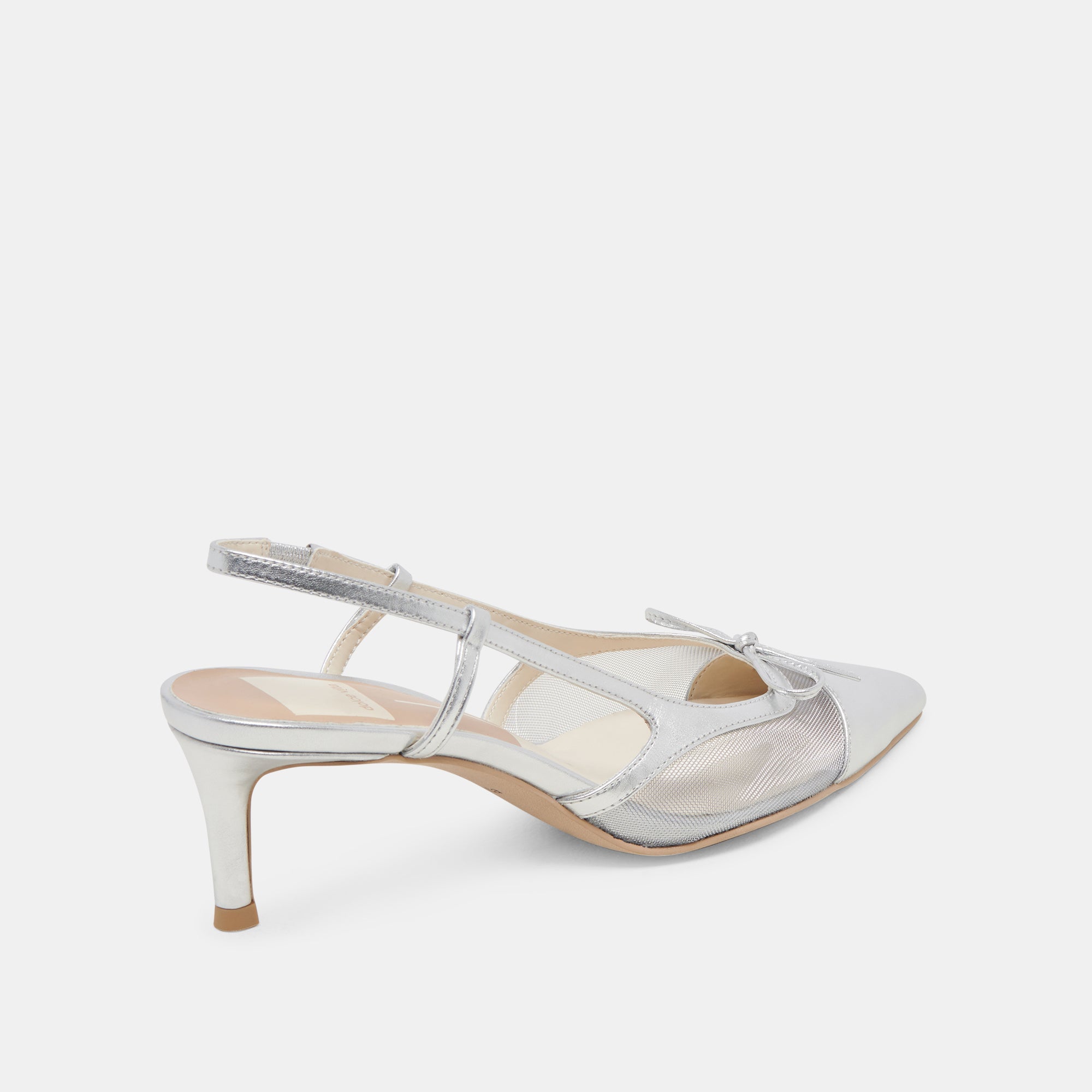 KANDI HEELS SILVER MESH - Image 5