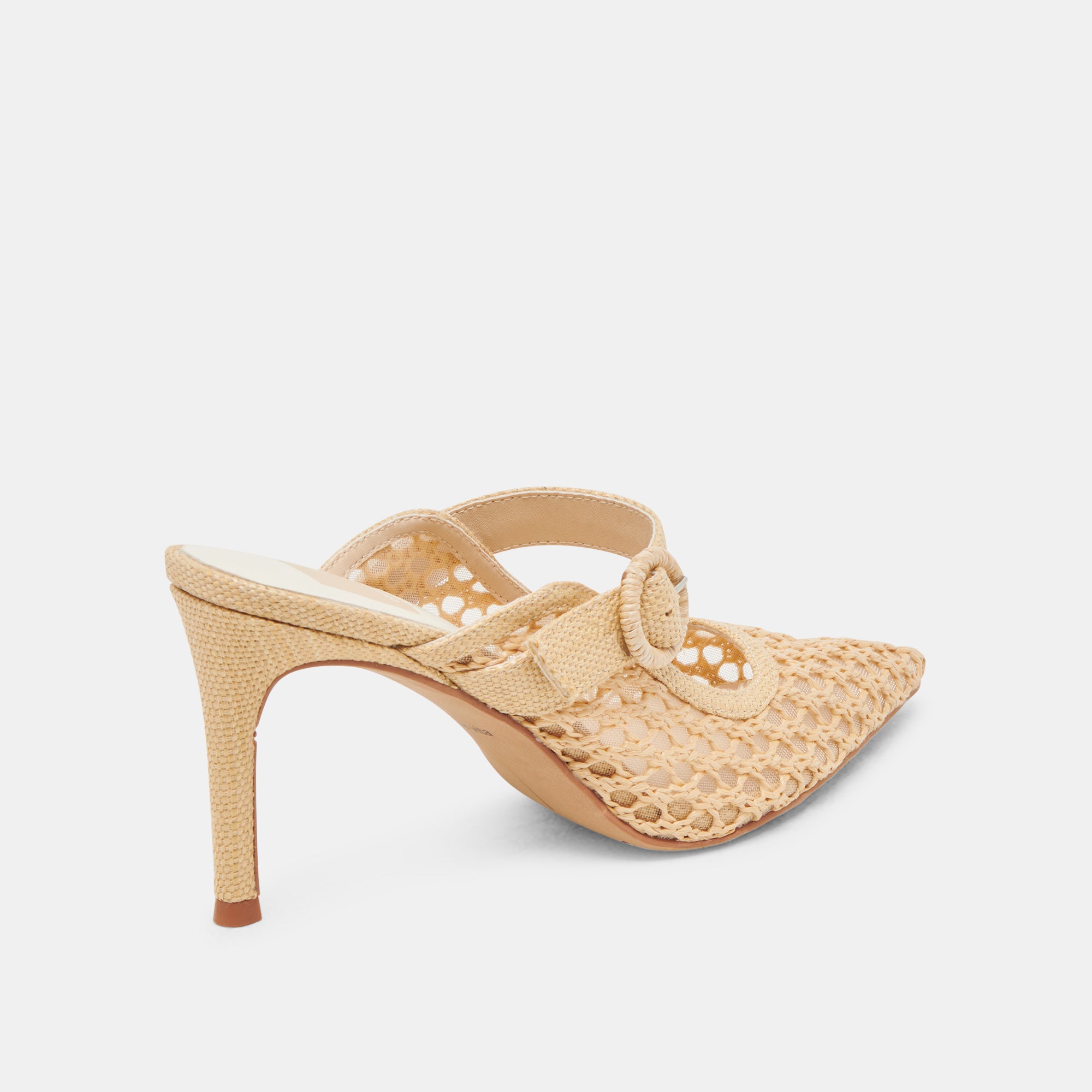 KEEKEE HEELS LT NATURAL WOVEN RAFFIA - Image 3