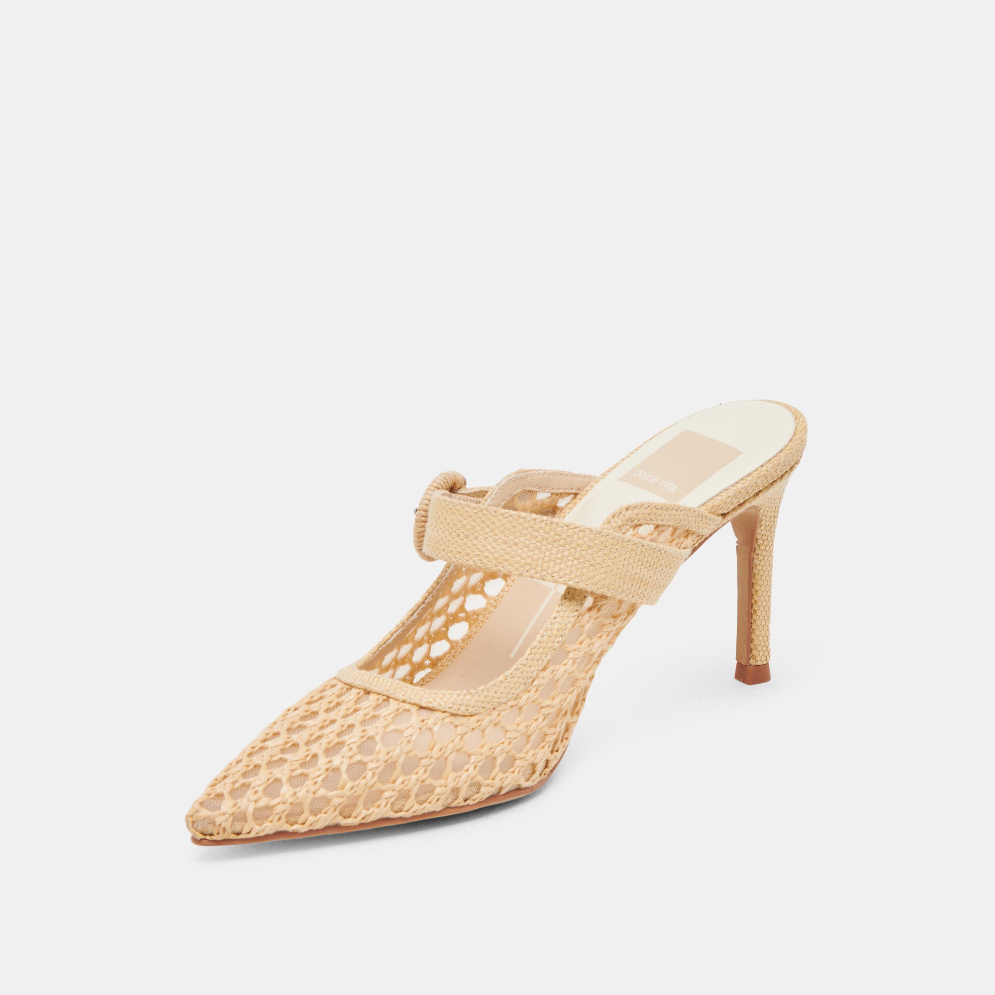 KEEKEE HEELS LT NATURAL WOVEN RAFFIA - Image 4